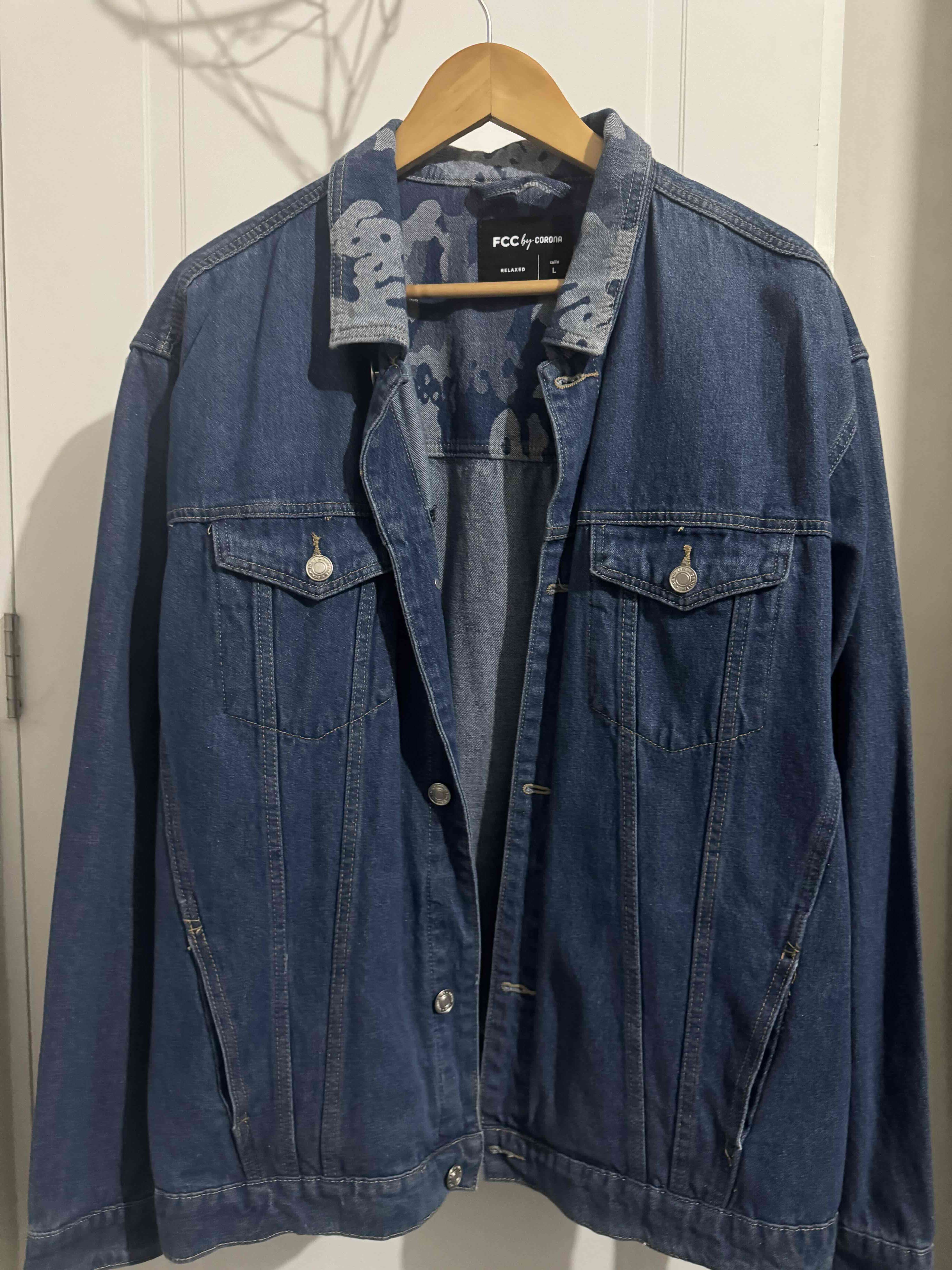 Chaqueta de mezclilla azul