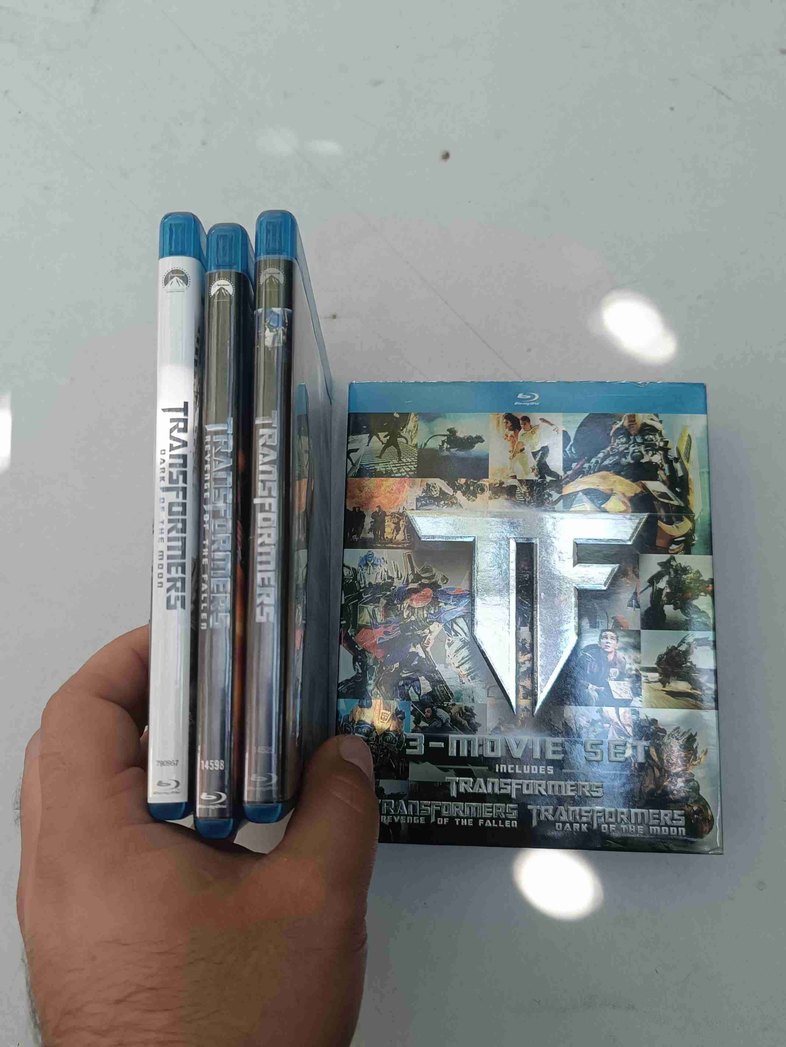 Set Blu-ray Transformers 3 películas