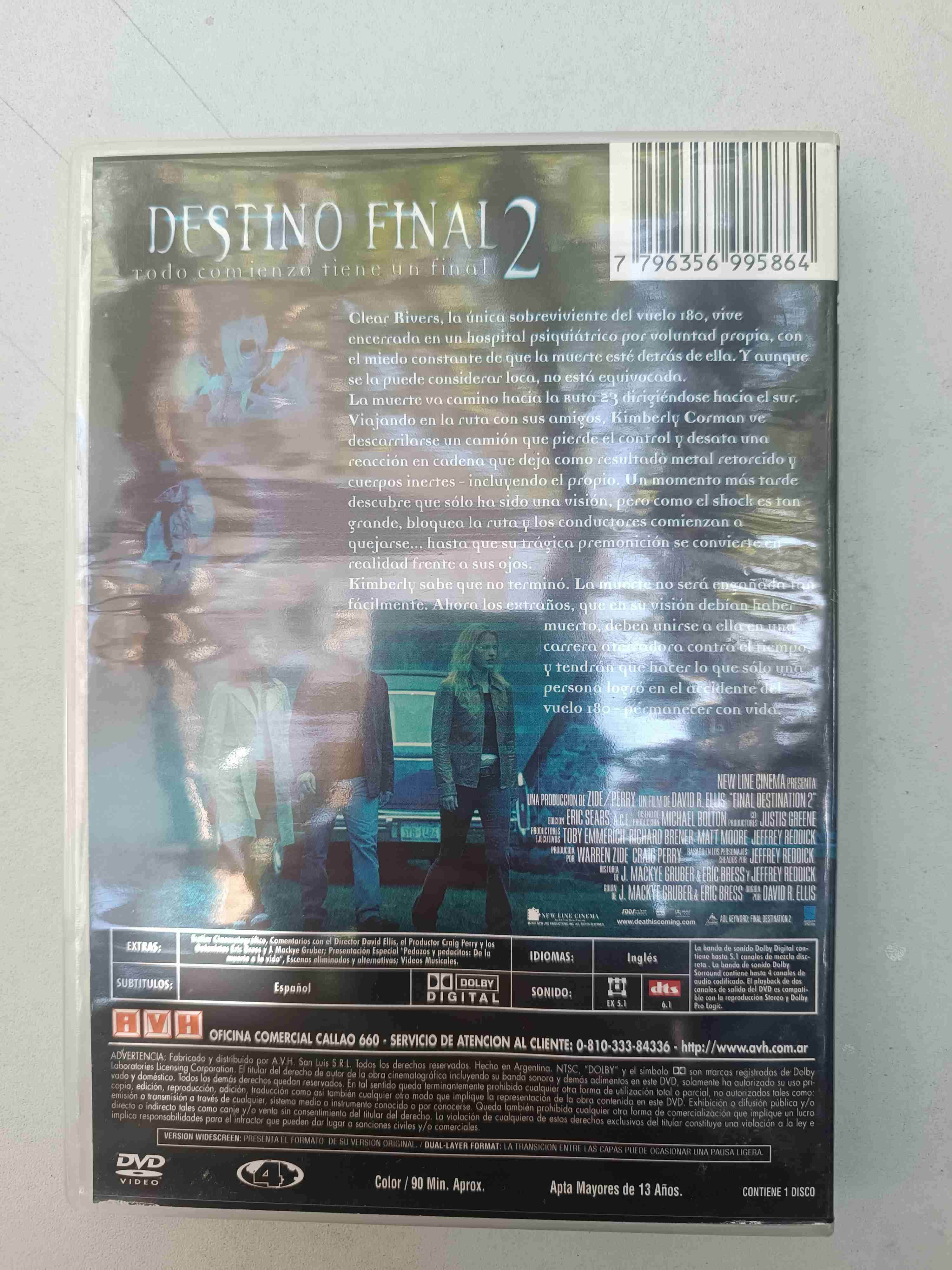 DVD Destino Final 2 - miniatura 3