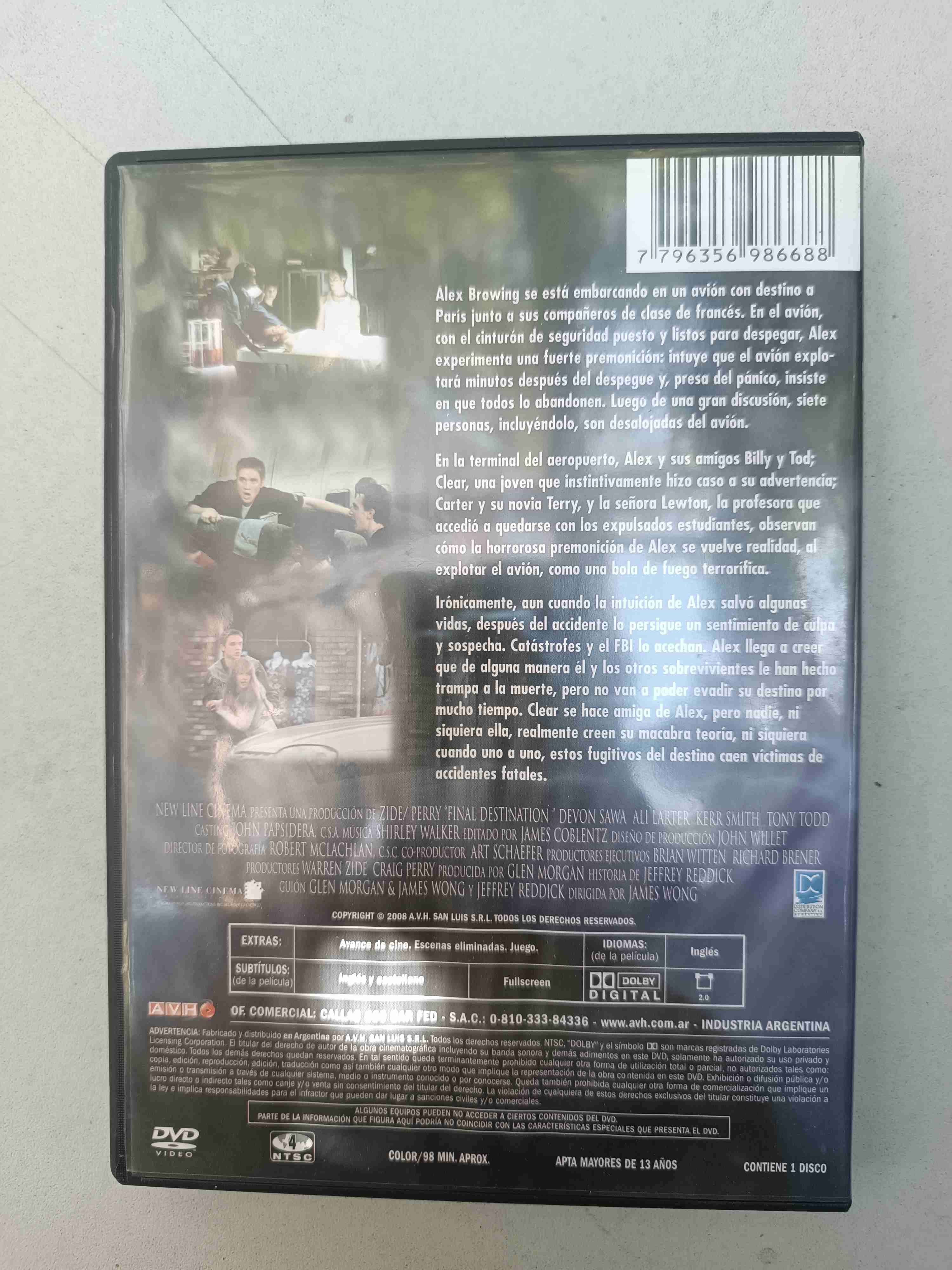 DVD Destino Final - 3