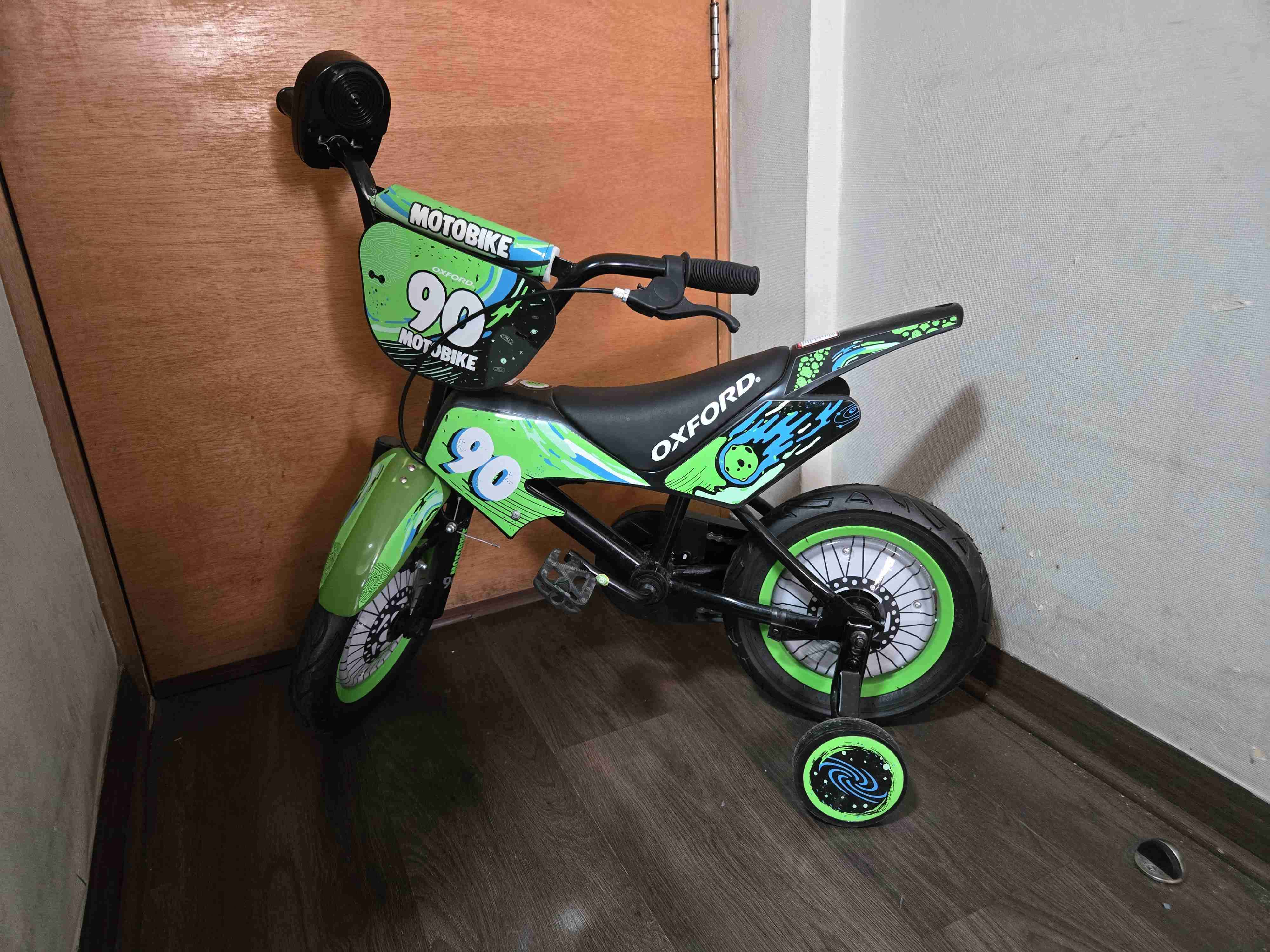 Bicicleta infantil Oxford motobike verde