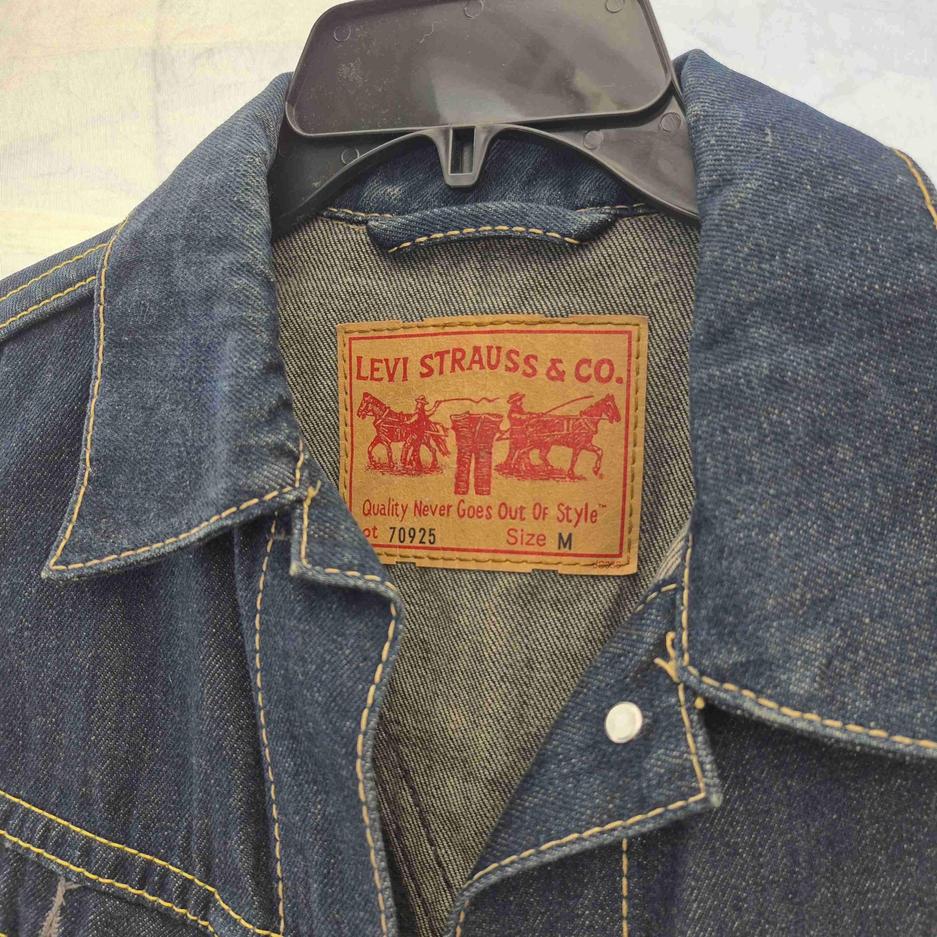 Chaqueta de mezclilla Levi's azul - miniatura 2