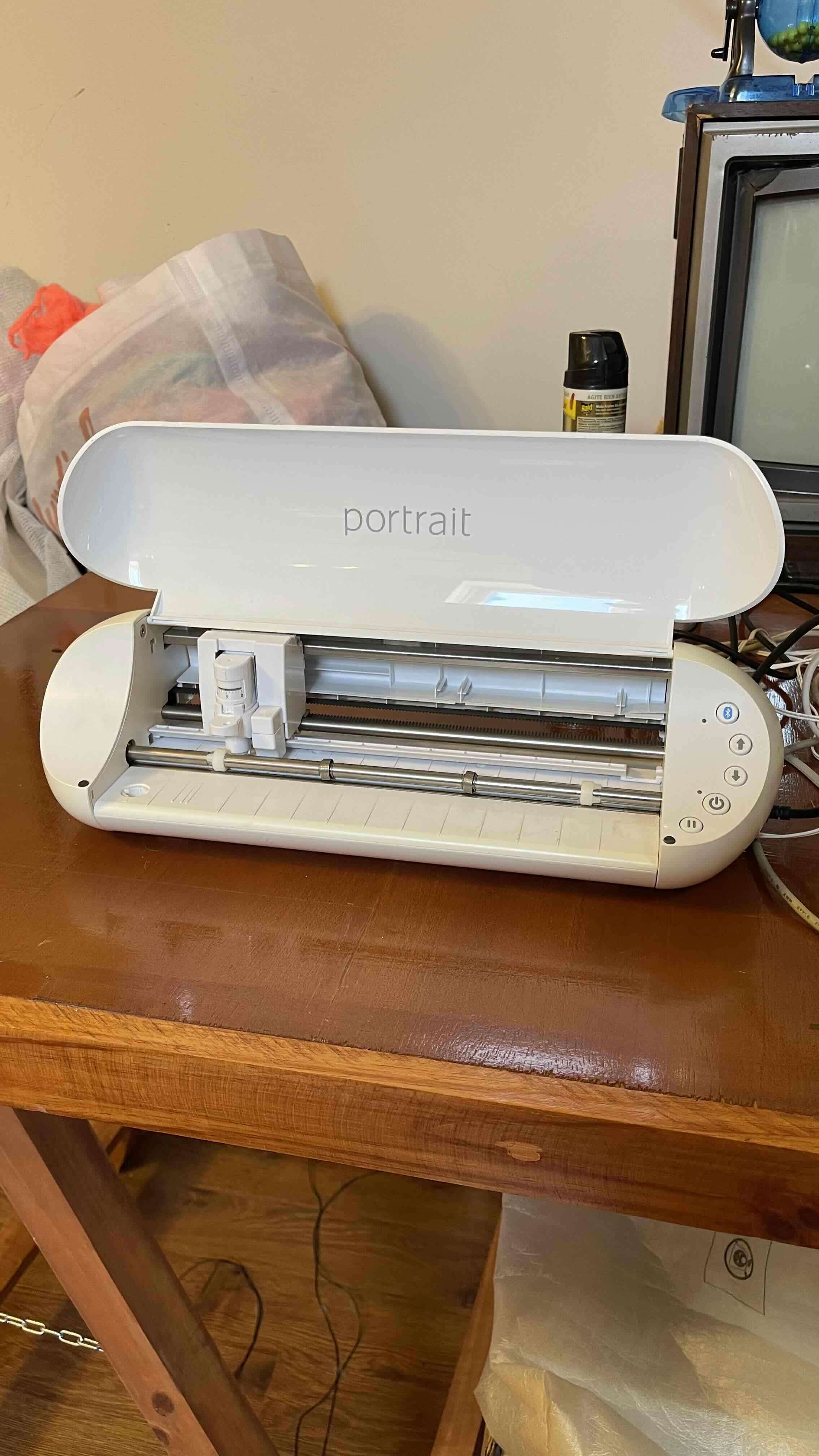 Máquina cortadora de papel retrato