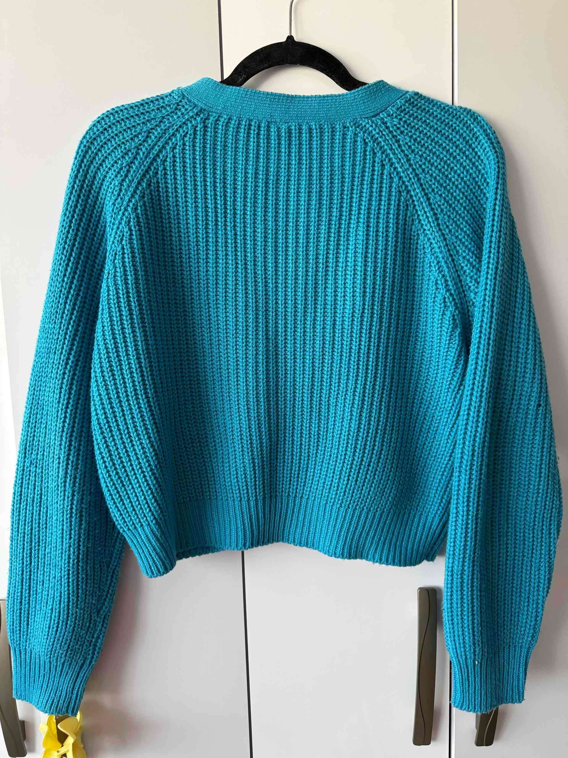 Chaleco turquesa con botones - miniatura 2