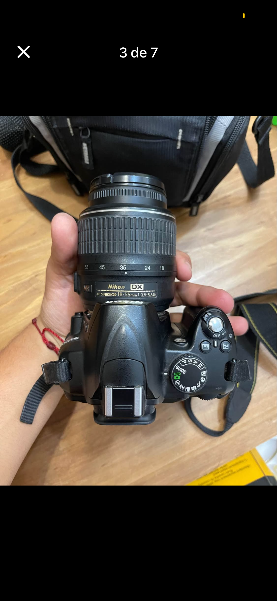 Cámara Nikon D3000 con bolso - miniatura 3