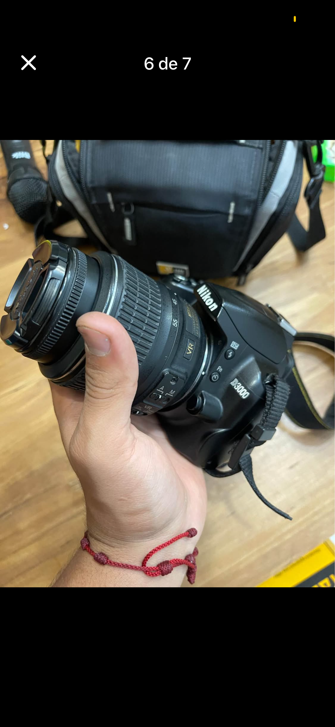 Cámara Nikon D3000 con bolso - miniatura 6