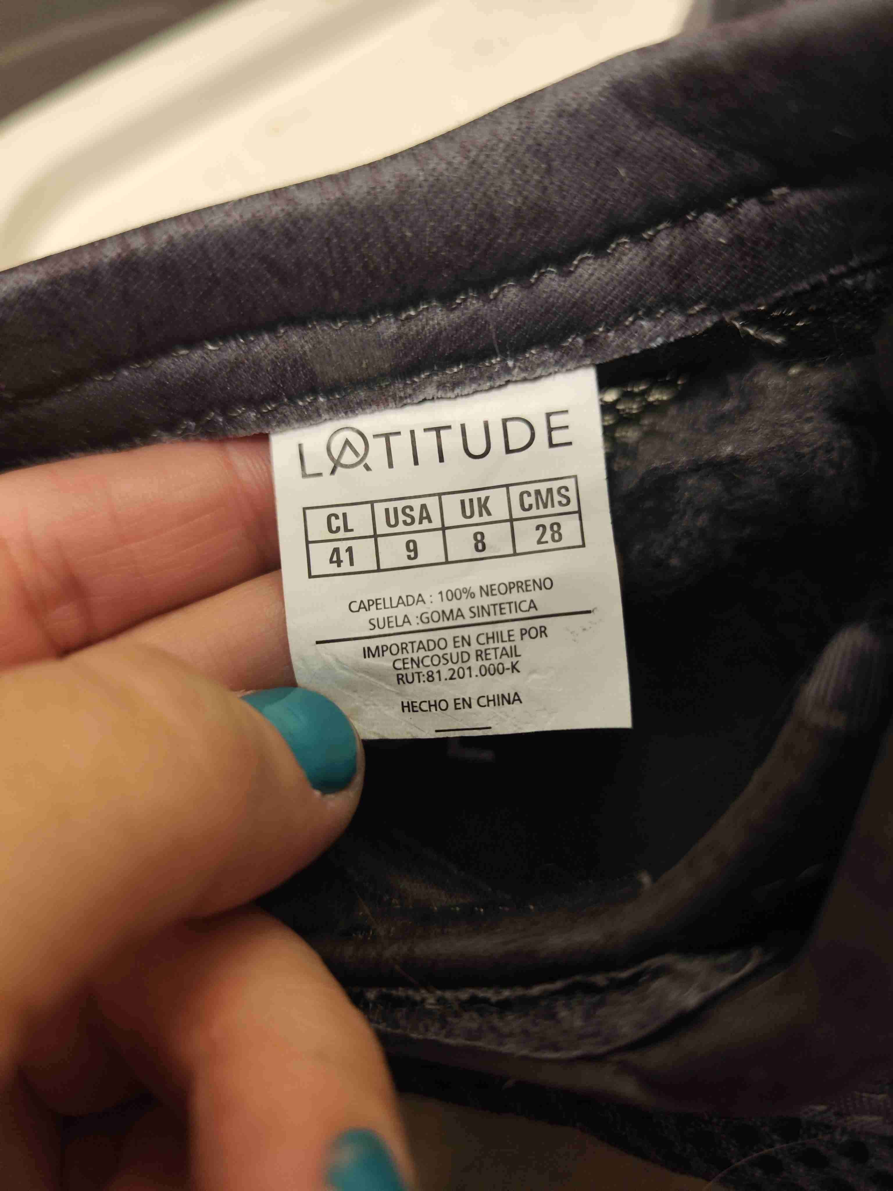 Zapatillas para el agua grises Latitude - miniatura 4