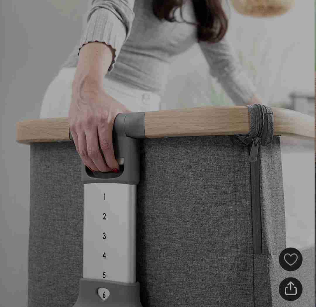 Cuna colecho azul cielo - 5