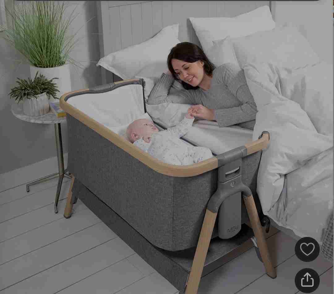 Cuna colecho azul cielo - 6