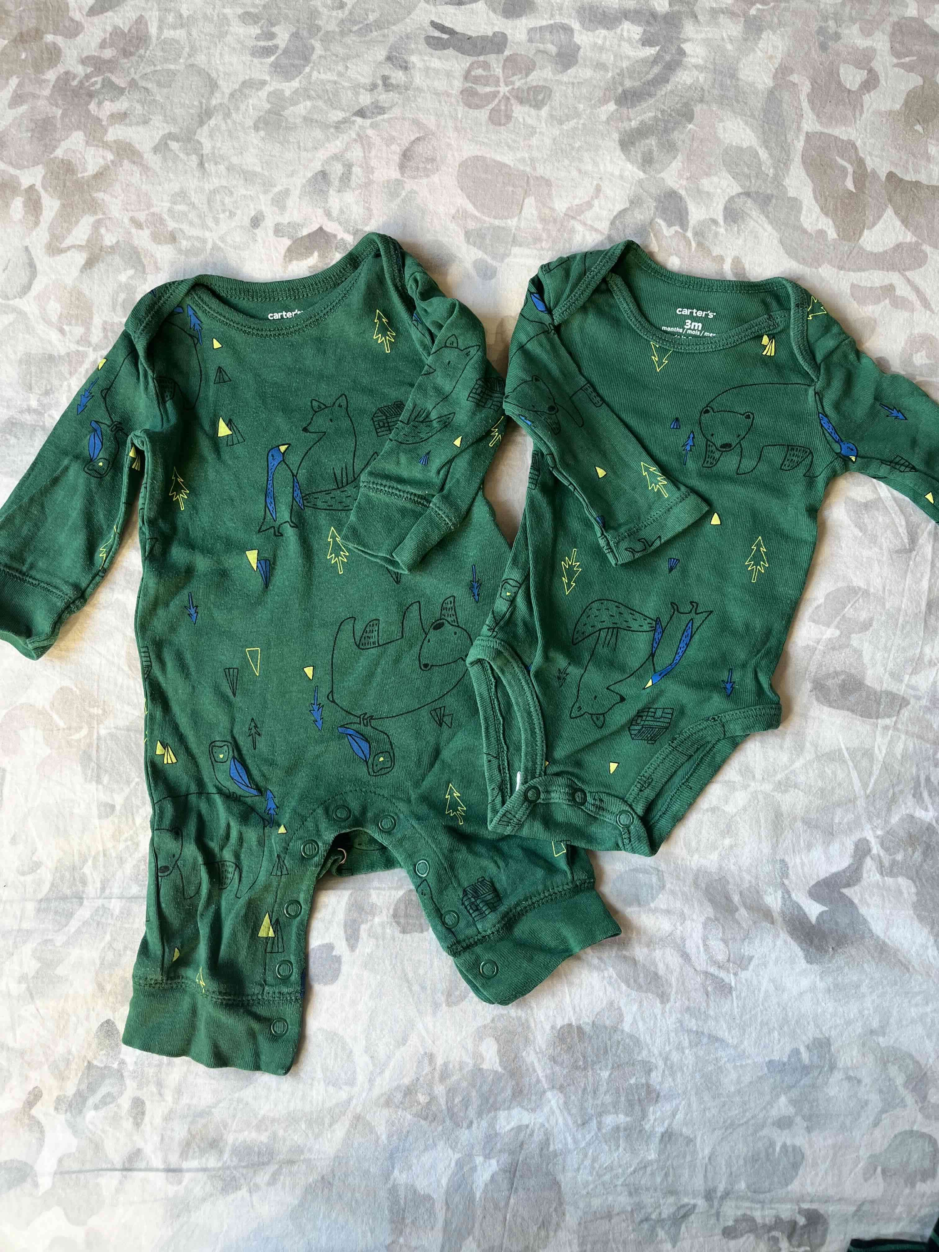 Conjunto de body y enterito para bebé talla 3m - miniatura 2