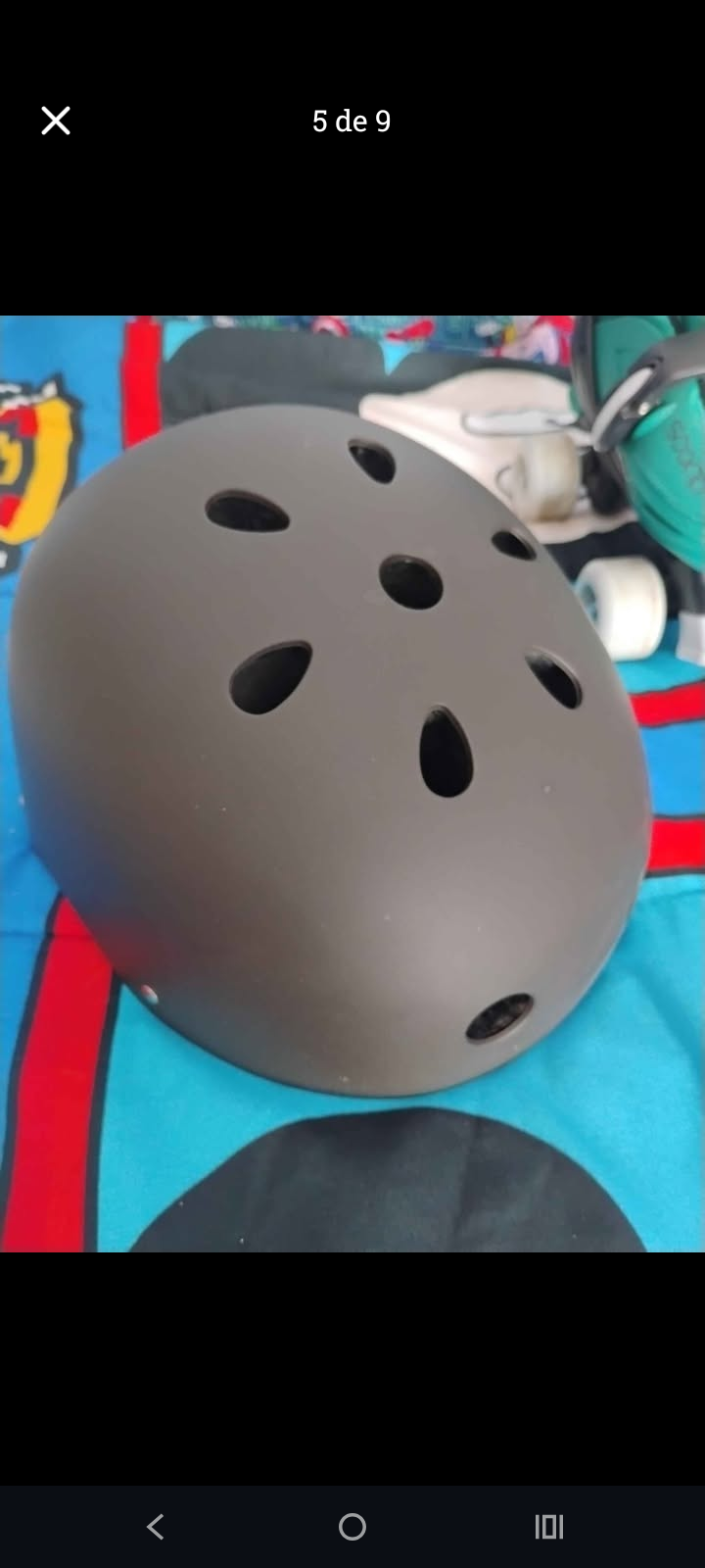 Set patines verdes con protección - miniatura 5