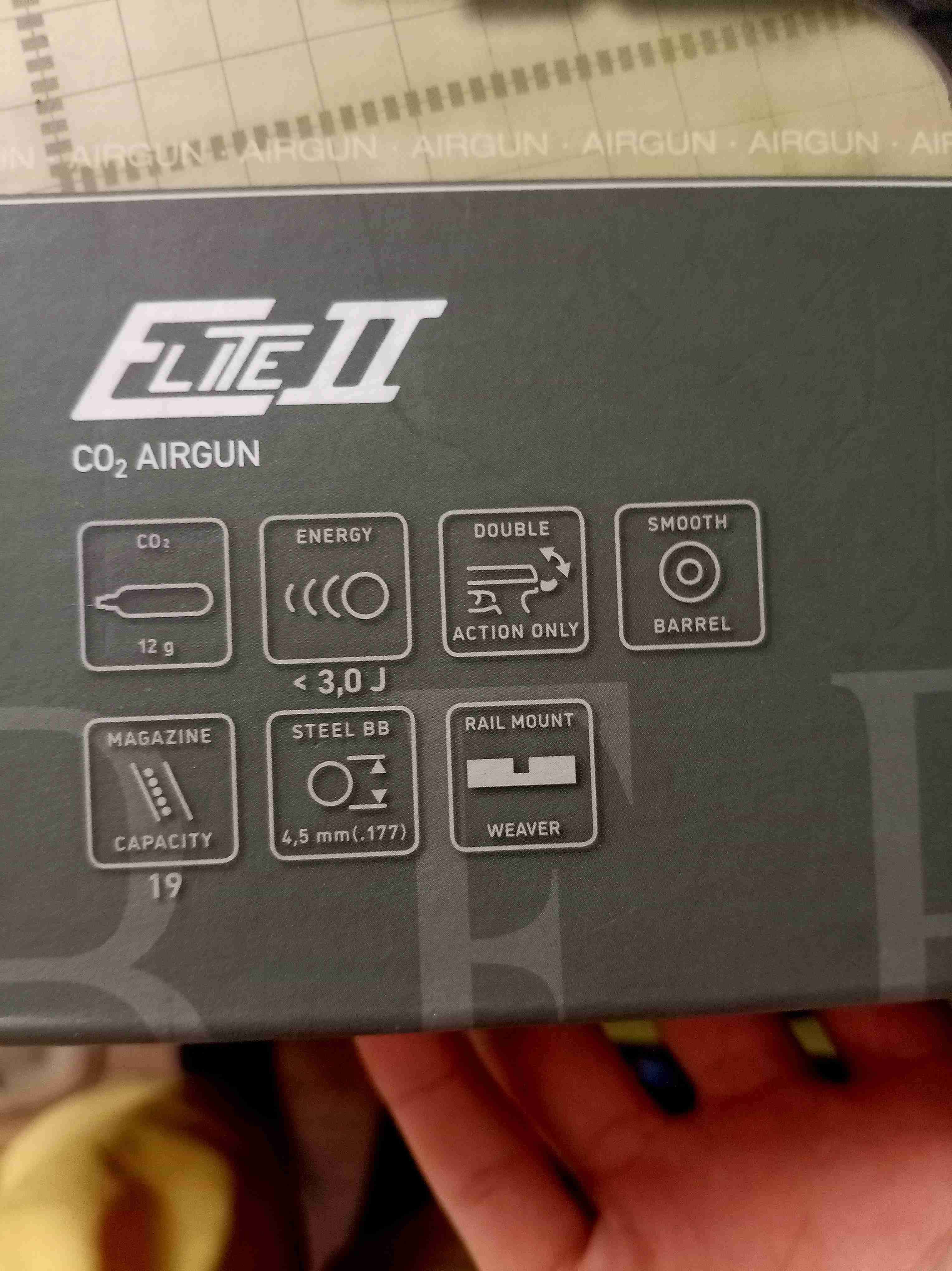 Pistola CO2 deportiva 4.5 mm – modelo Elite II - miniatura 2