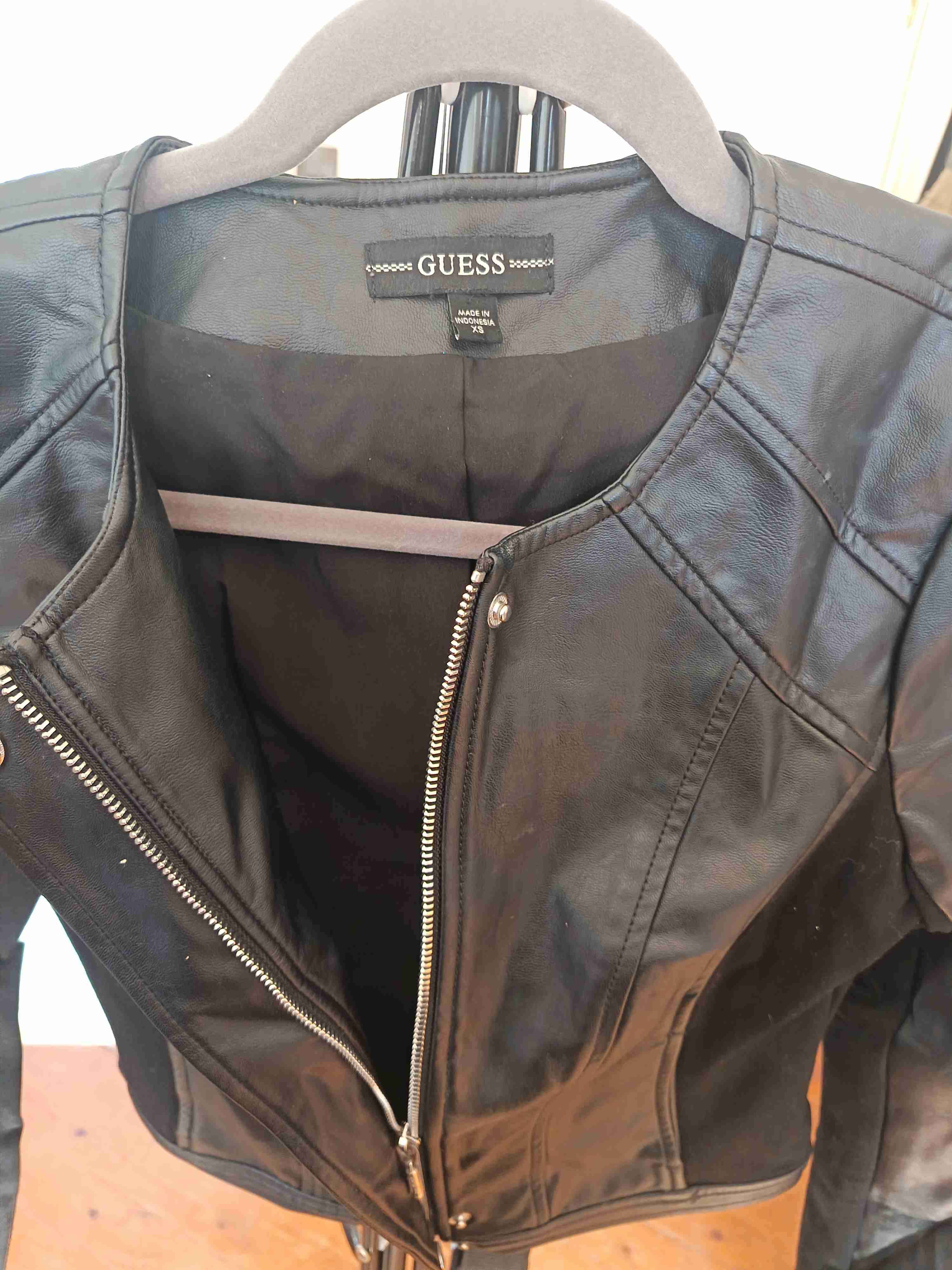 Chaqueta eco-cuero XS - miniatura 4