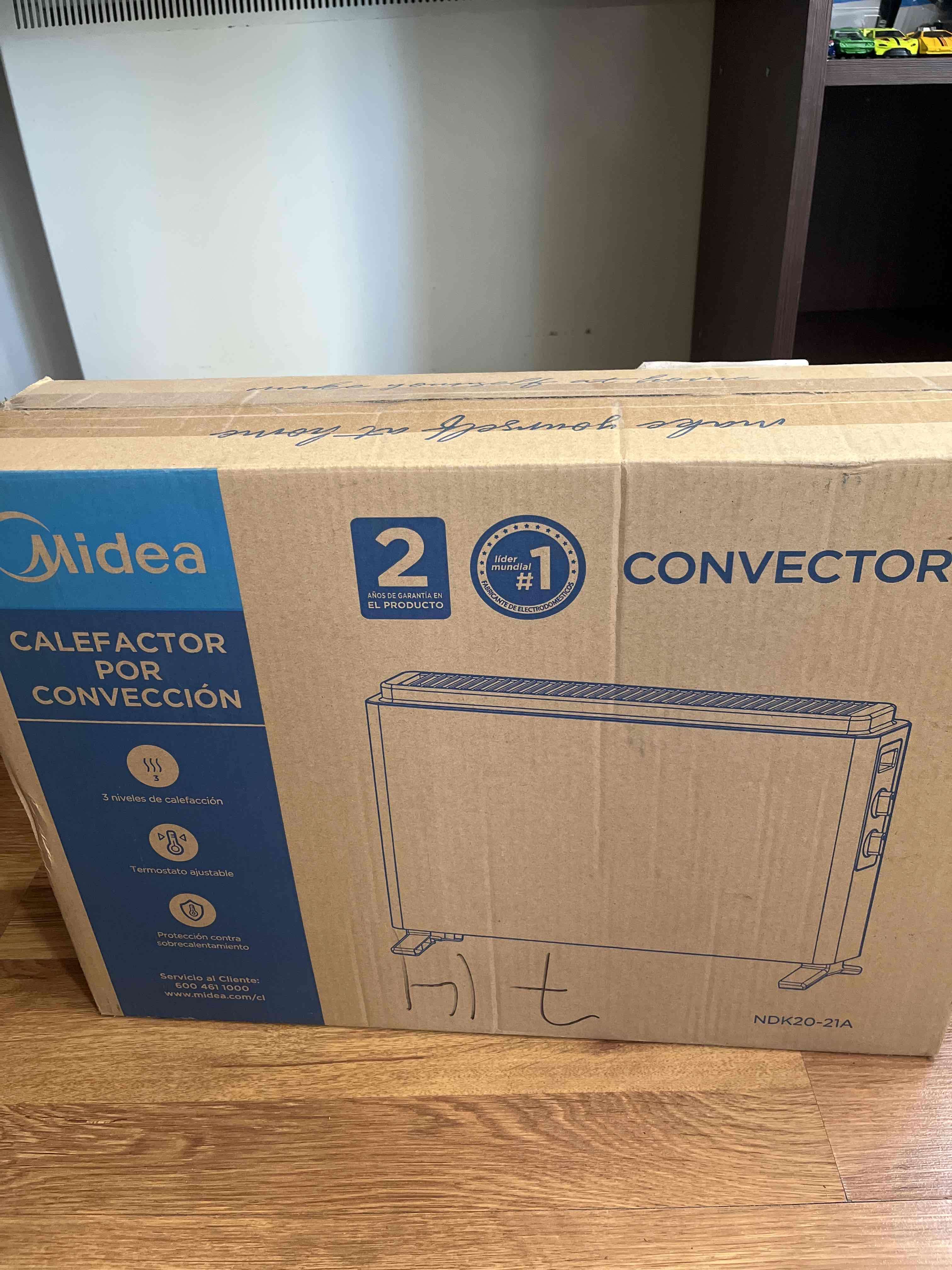 Calefactor convector Midea como nuevo