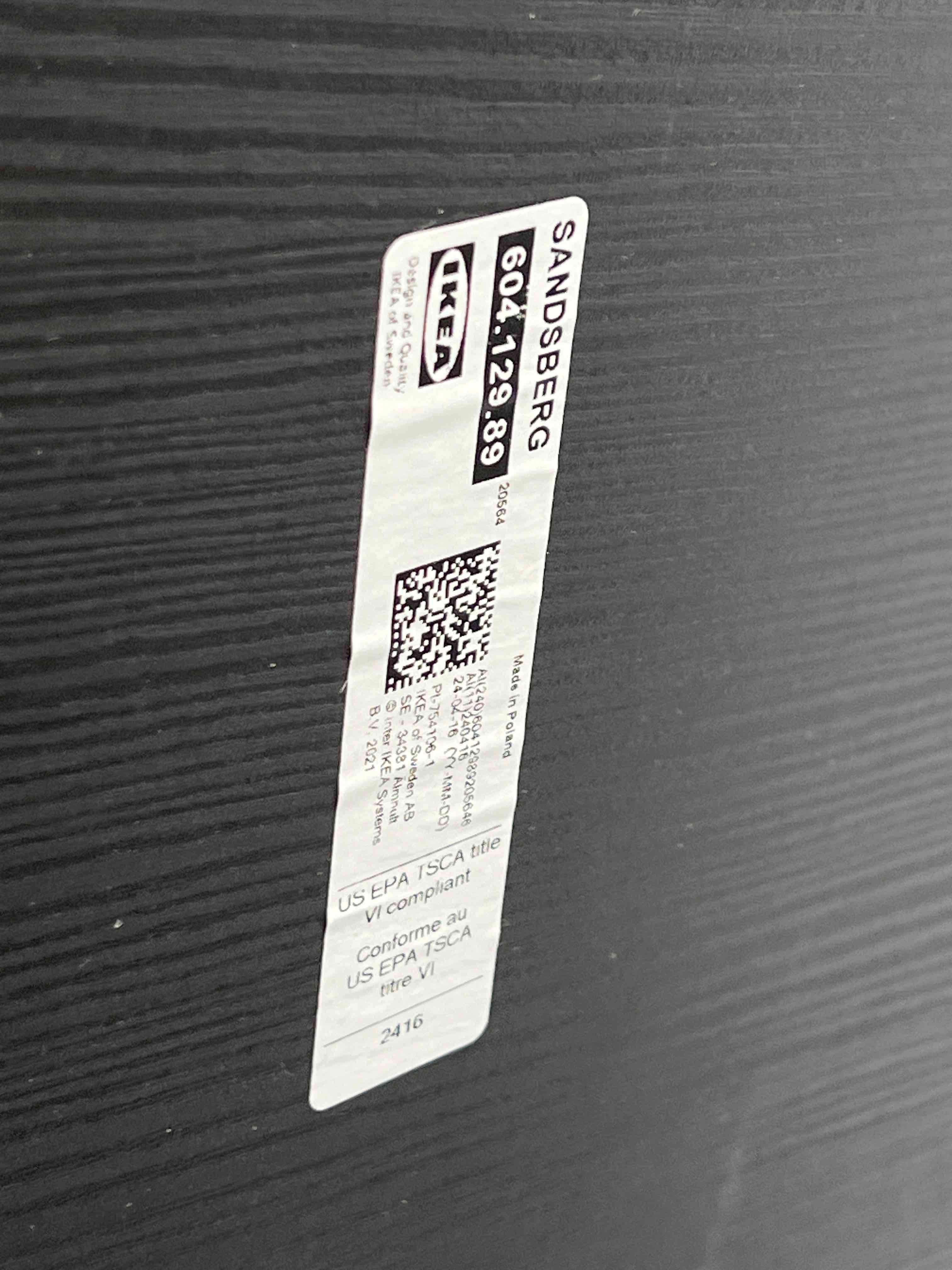 Juego de comedor negro mesa y sillas - miniatura 6