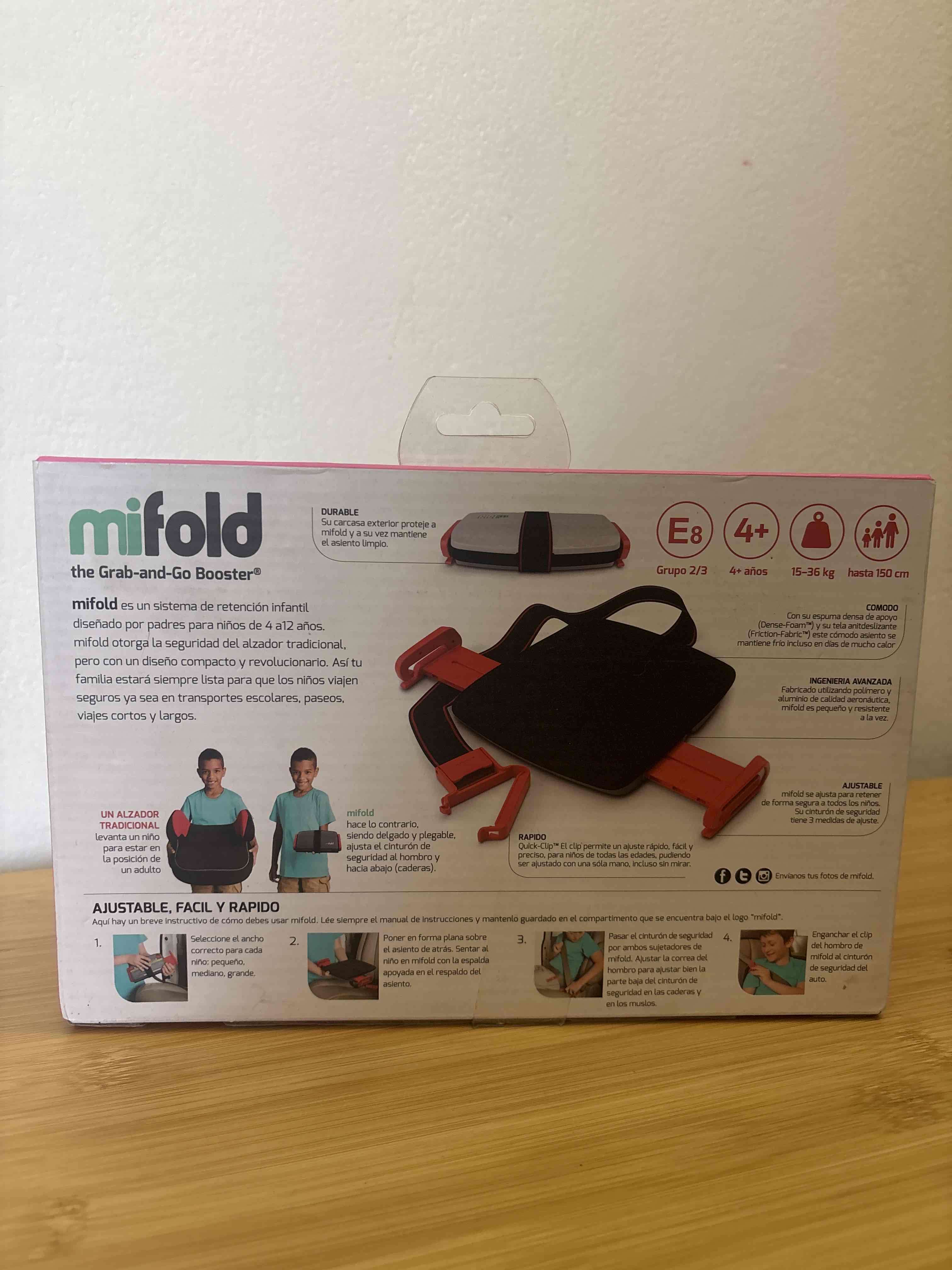 Asiento elevador mifold rosa - miniatura 2