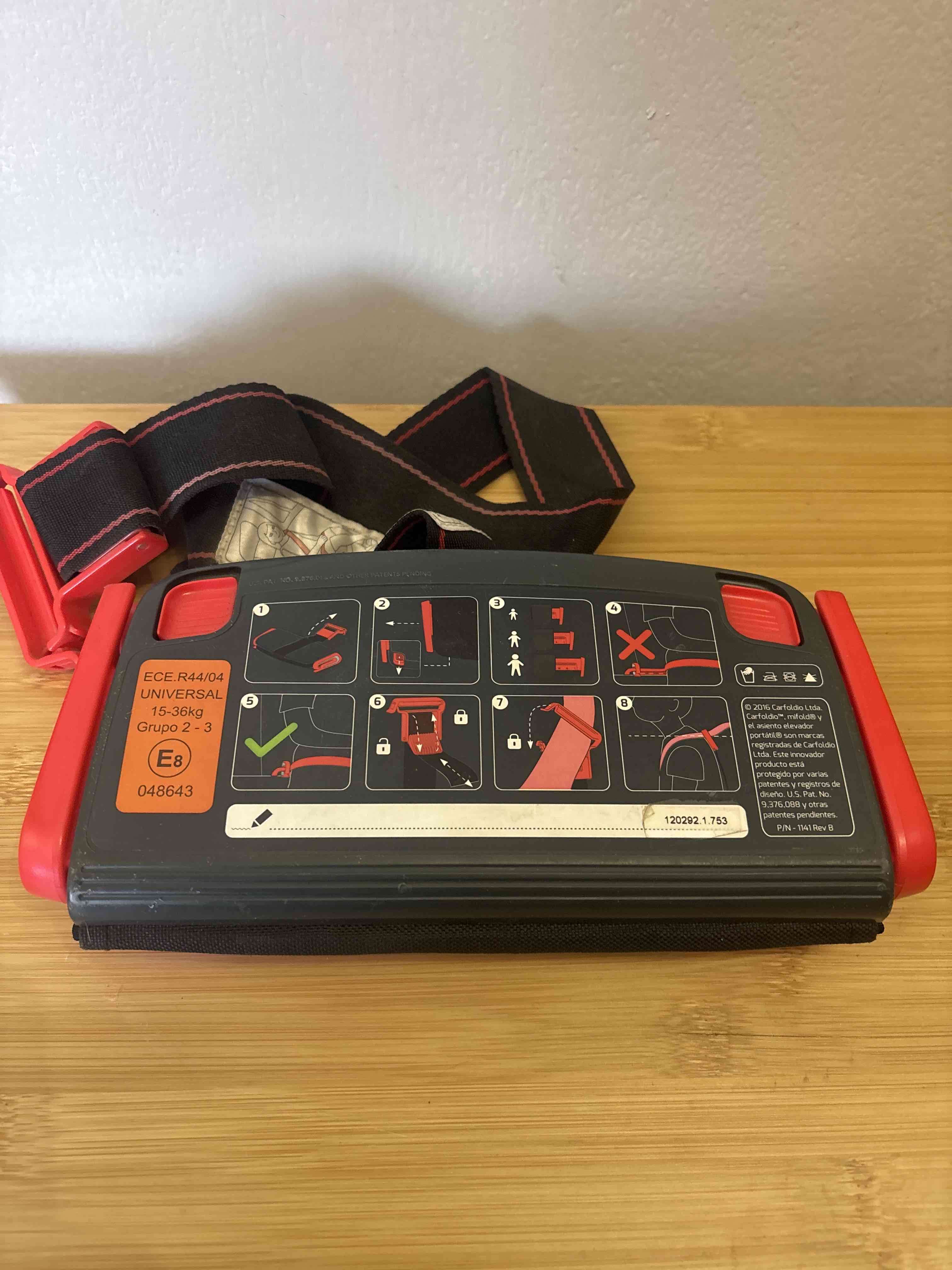 Asiento elevador mifold rosa - miniatura 5