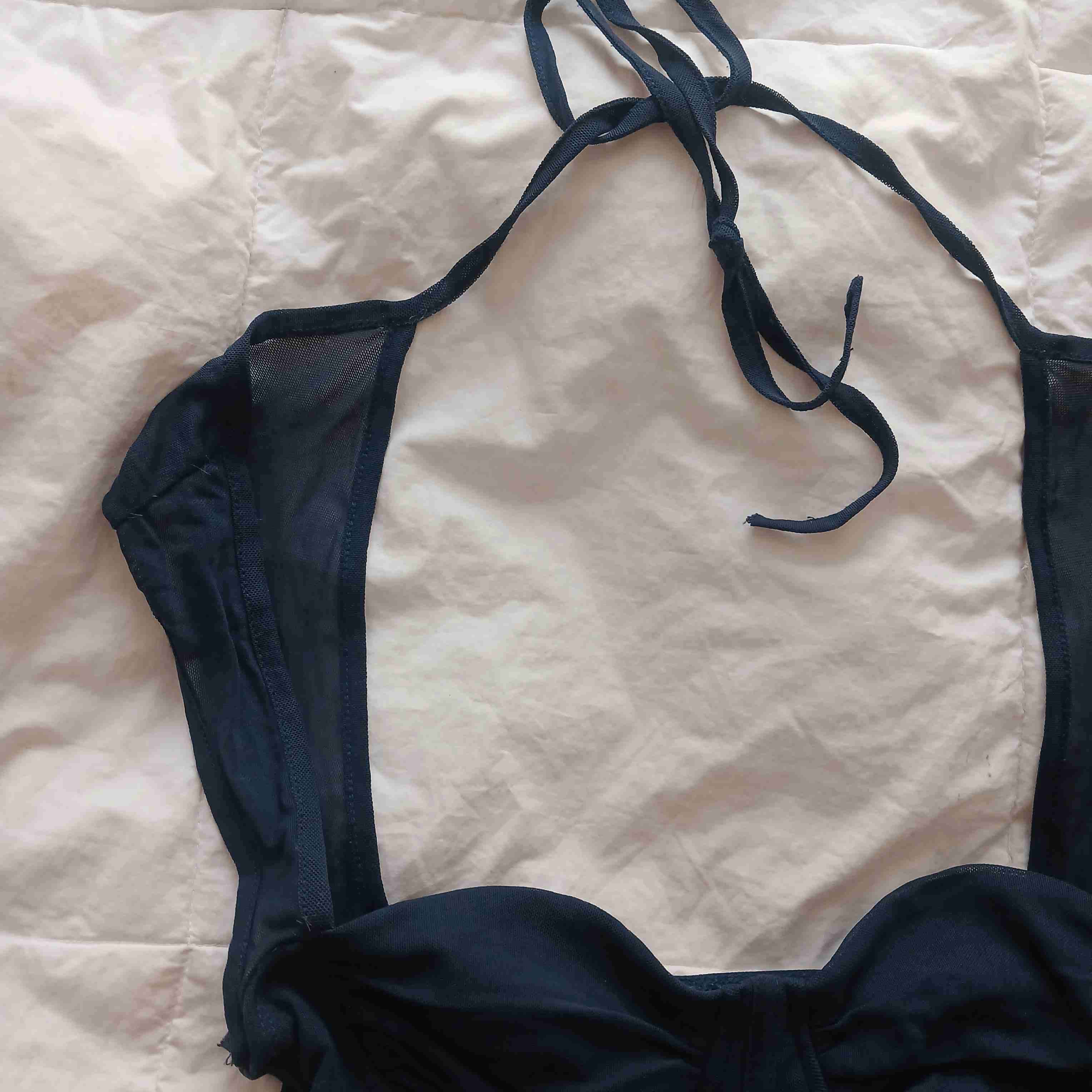 Top shein azul oscuro