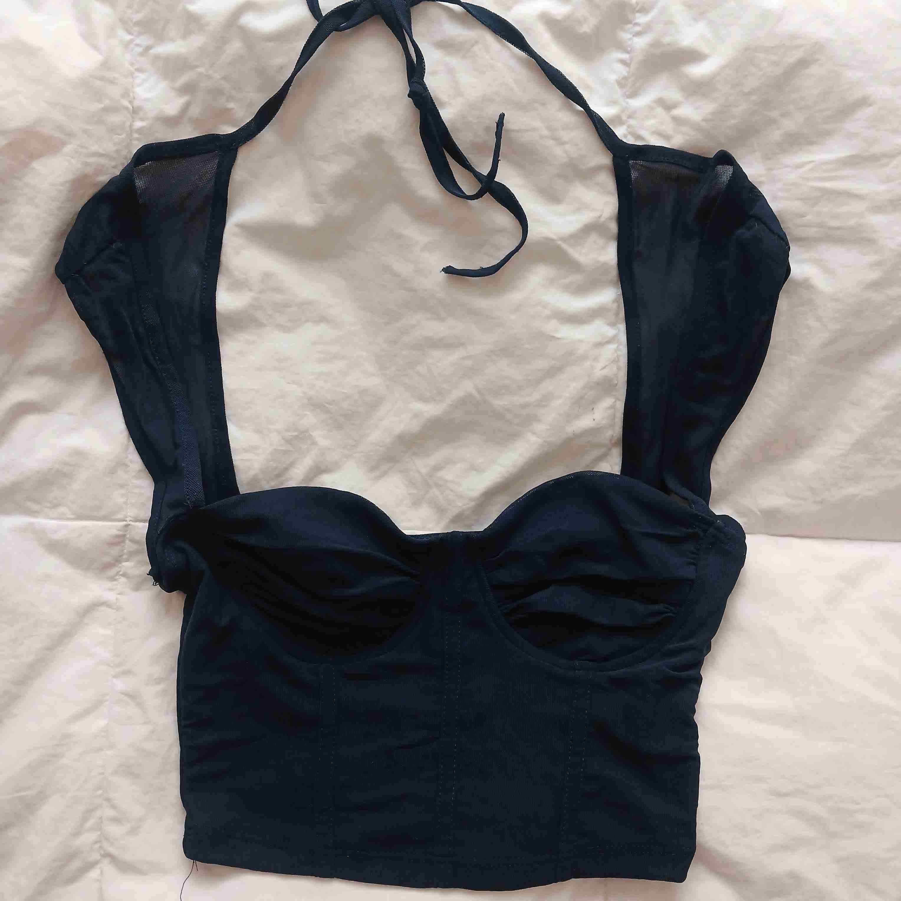 Top shein azul oscuro - miniatura 3