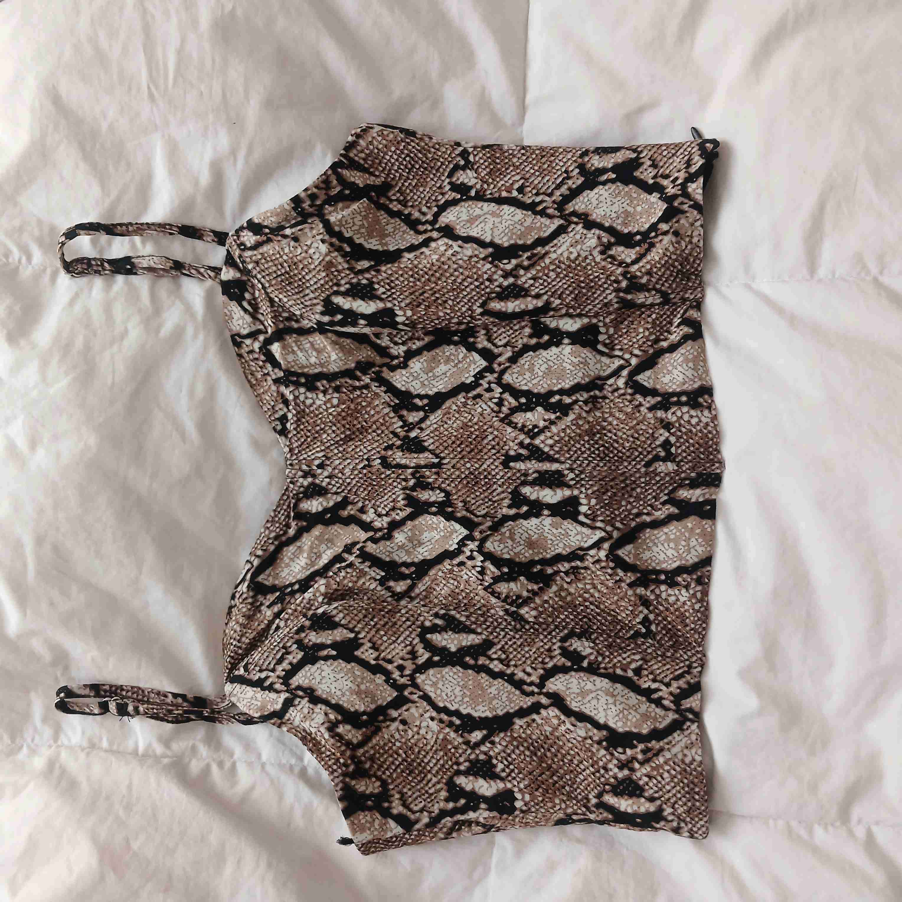 Top de tirantes animal print