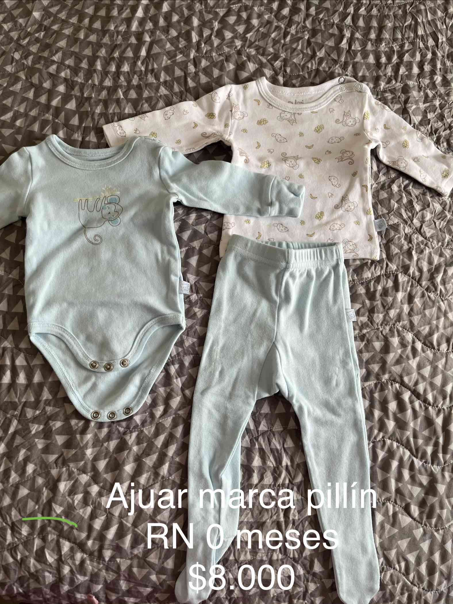 Ajuar para bebé recién nacido pillín