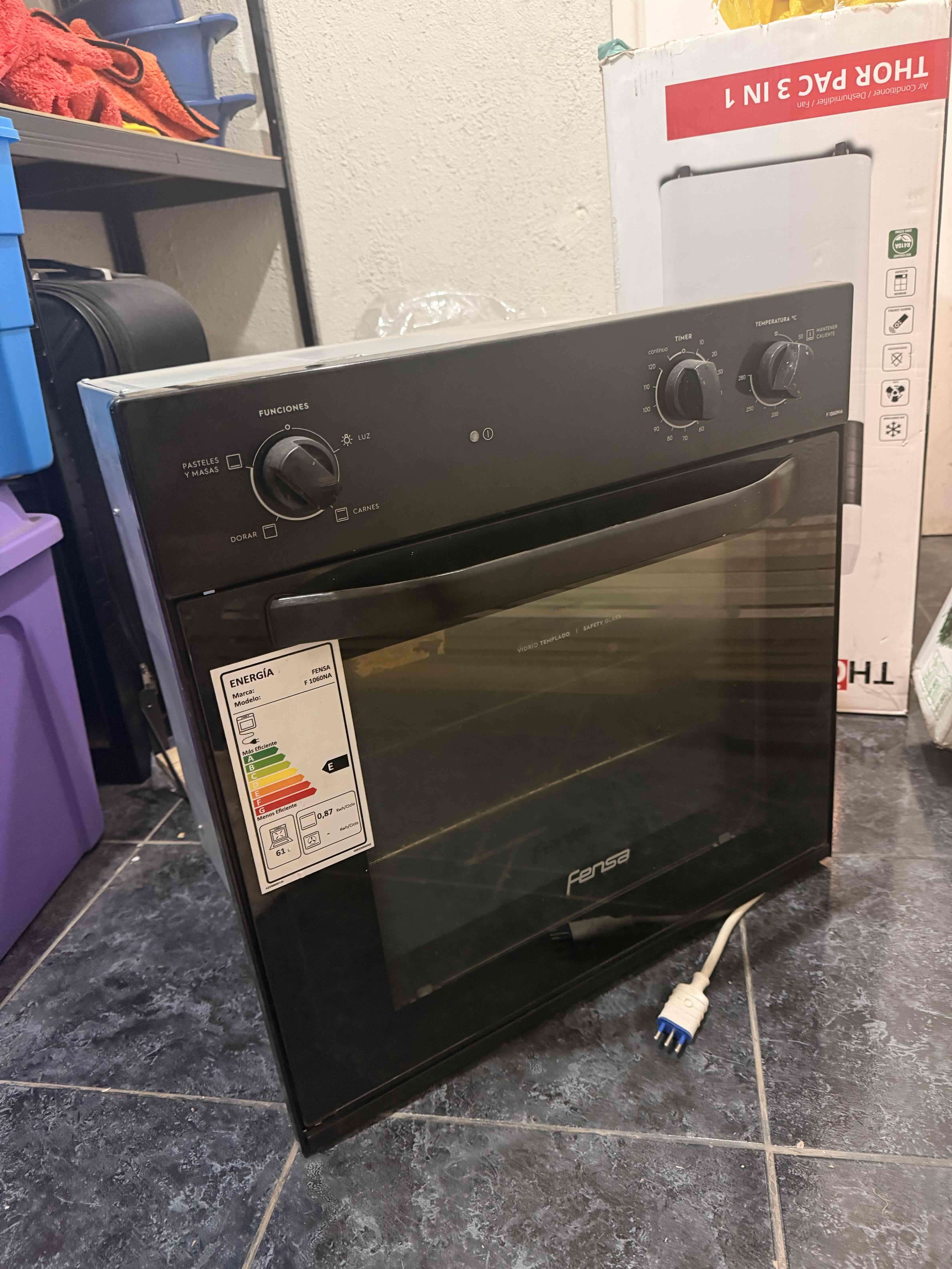 Horno eléctrico Fensa negro - miniatura 3