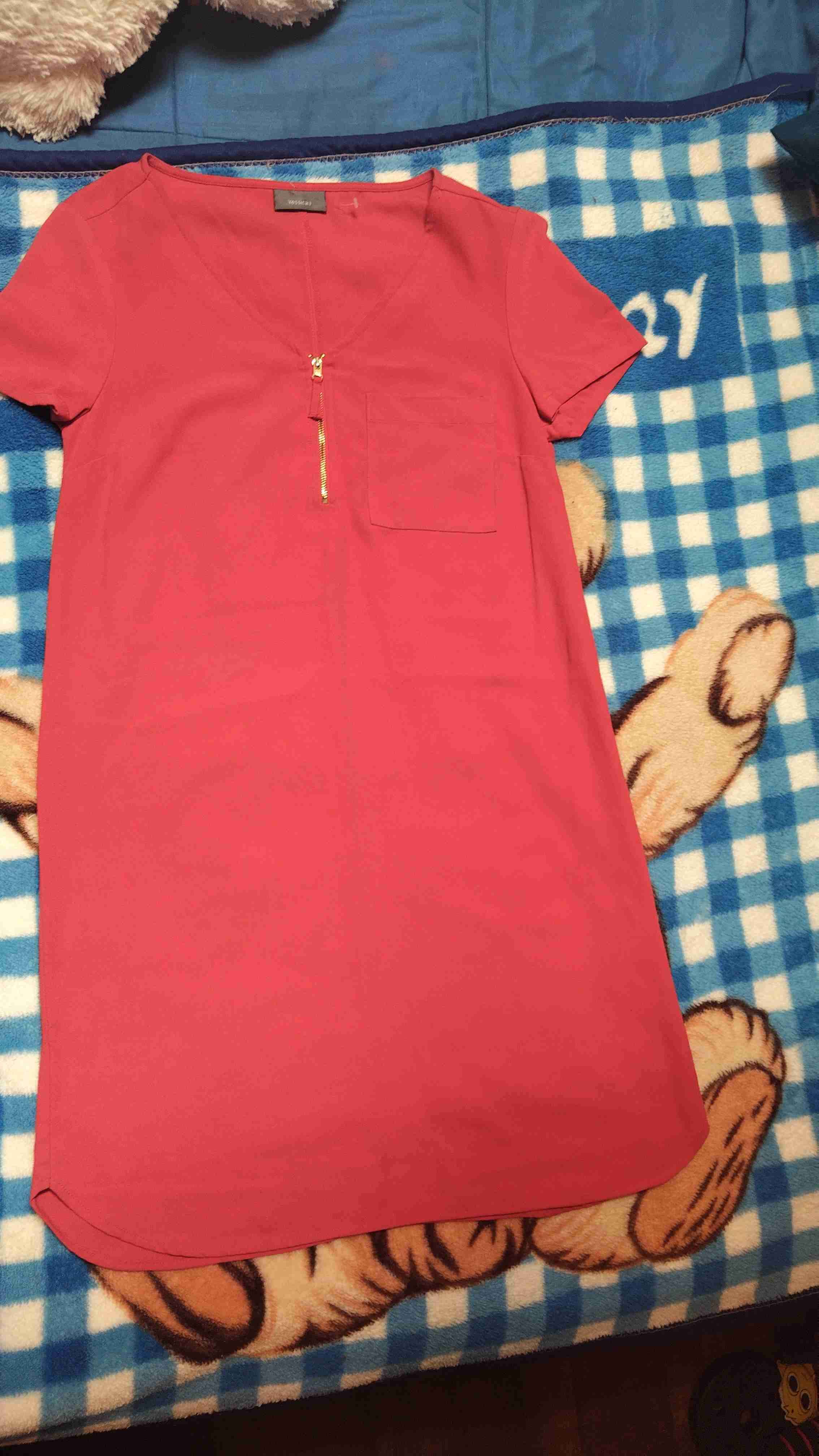 Vestido estampado floral gris - miniatura 4