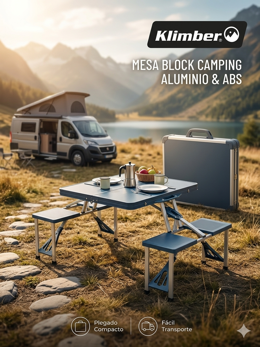Mesa de camping plegable Klimber - 3