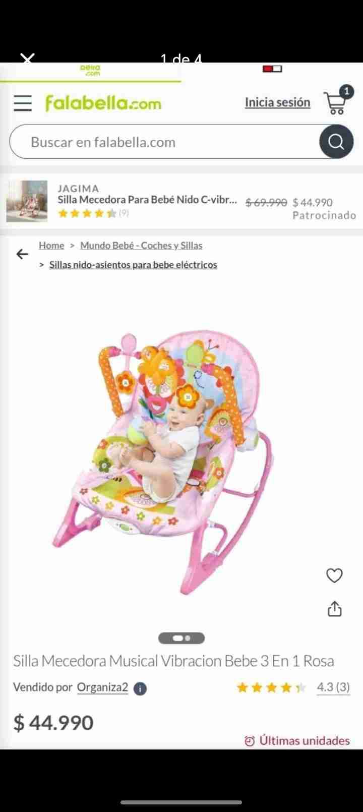 Silla mecedora para bebé - 3