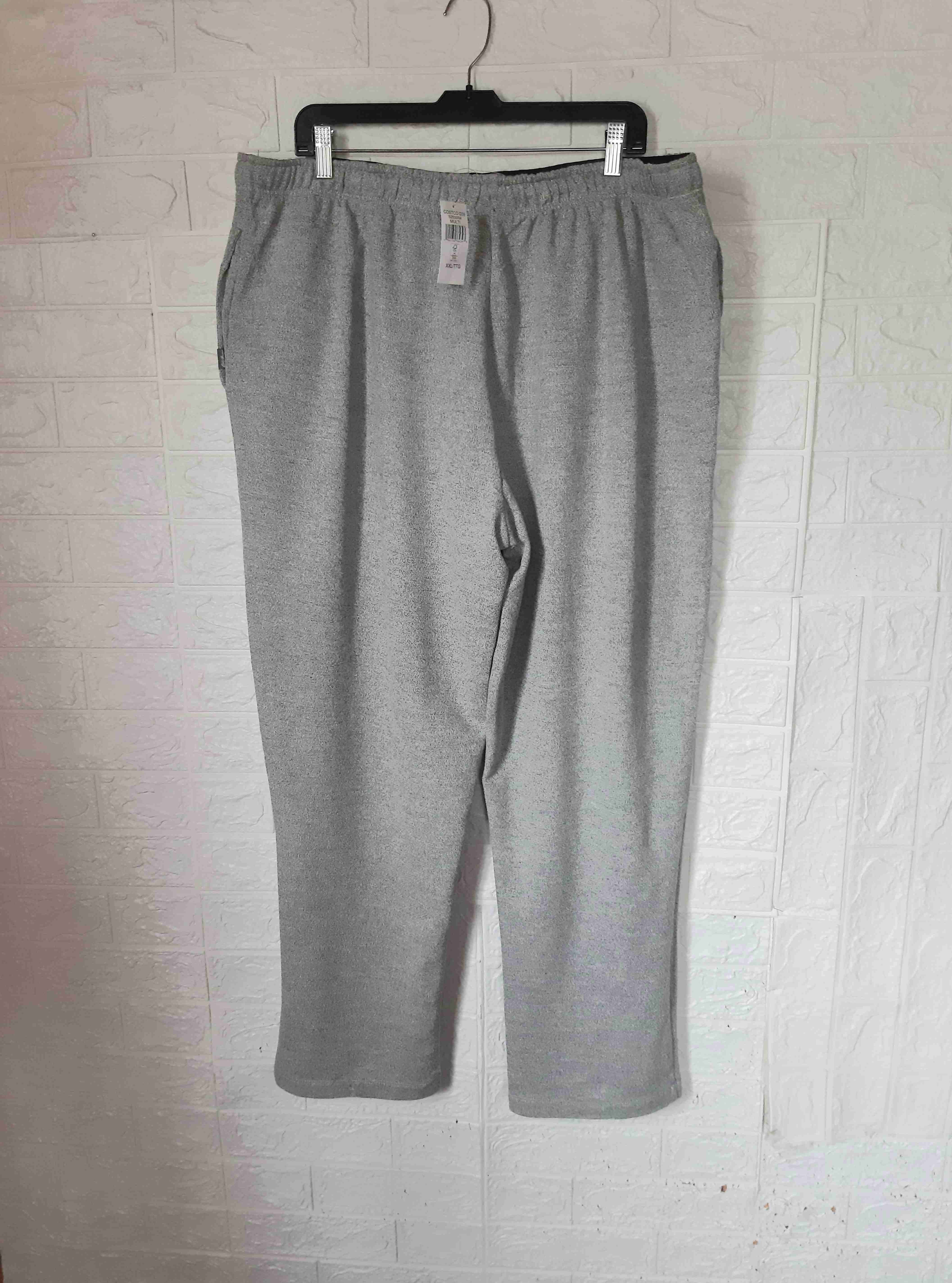 PANTALÓN DE BUZO HOMBRE GRIS TALLA 2XL - miniatura 3