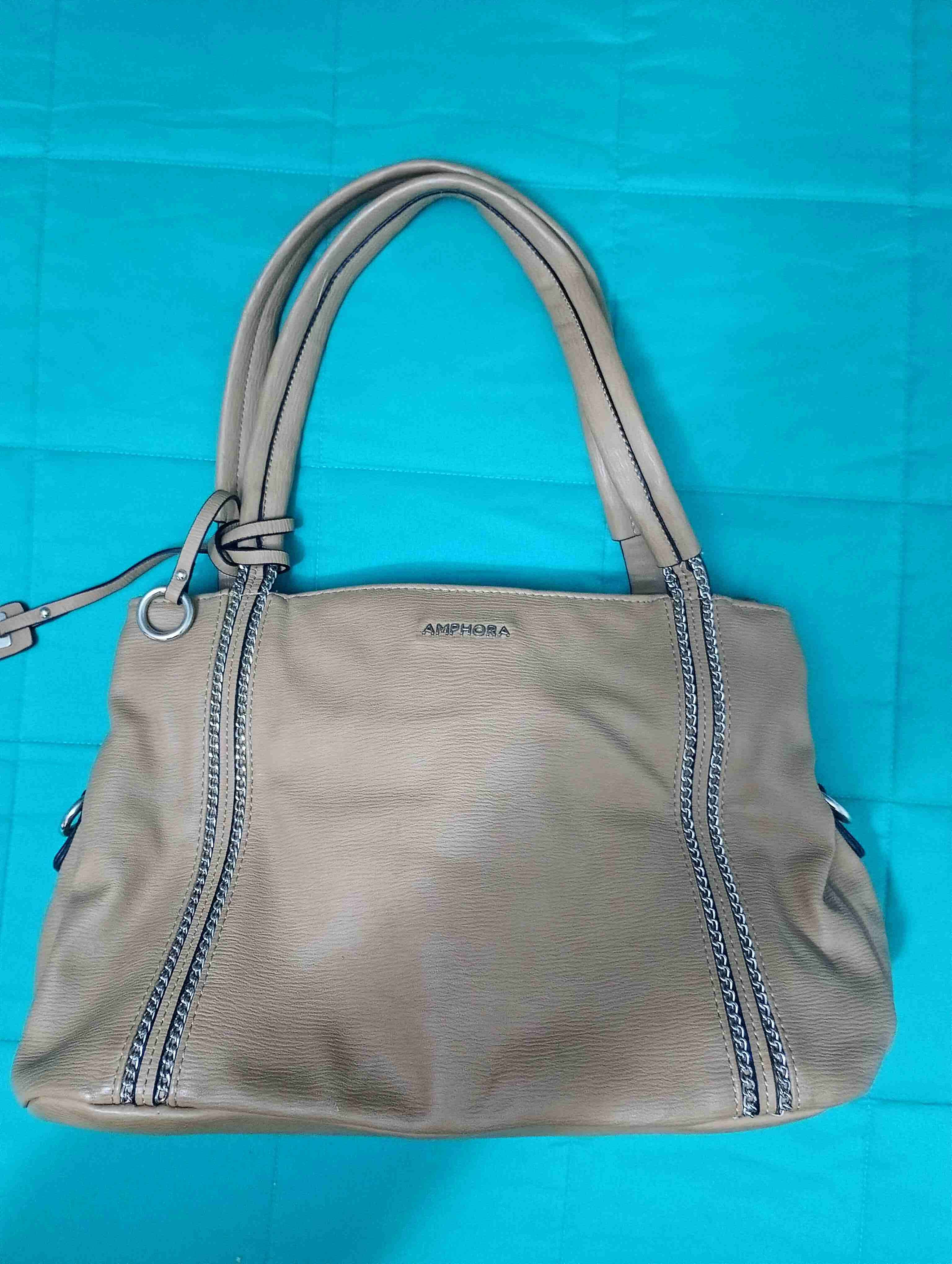 Cartera de hombro beige amphora - miniatura 2