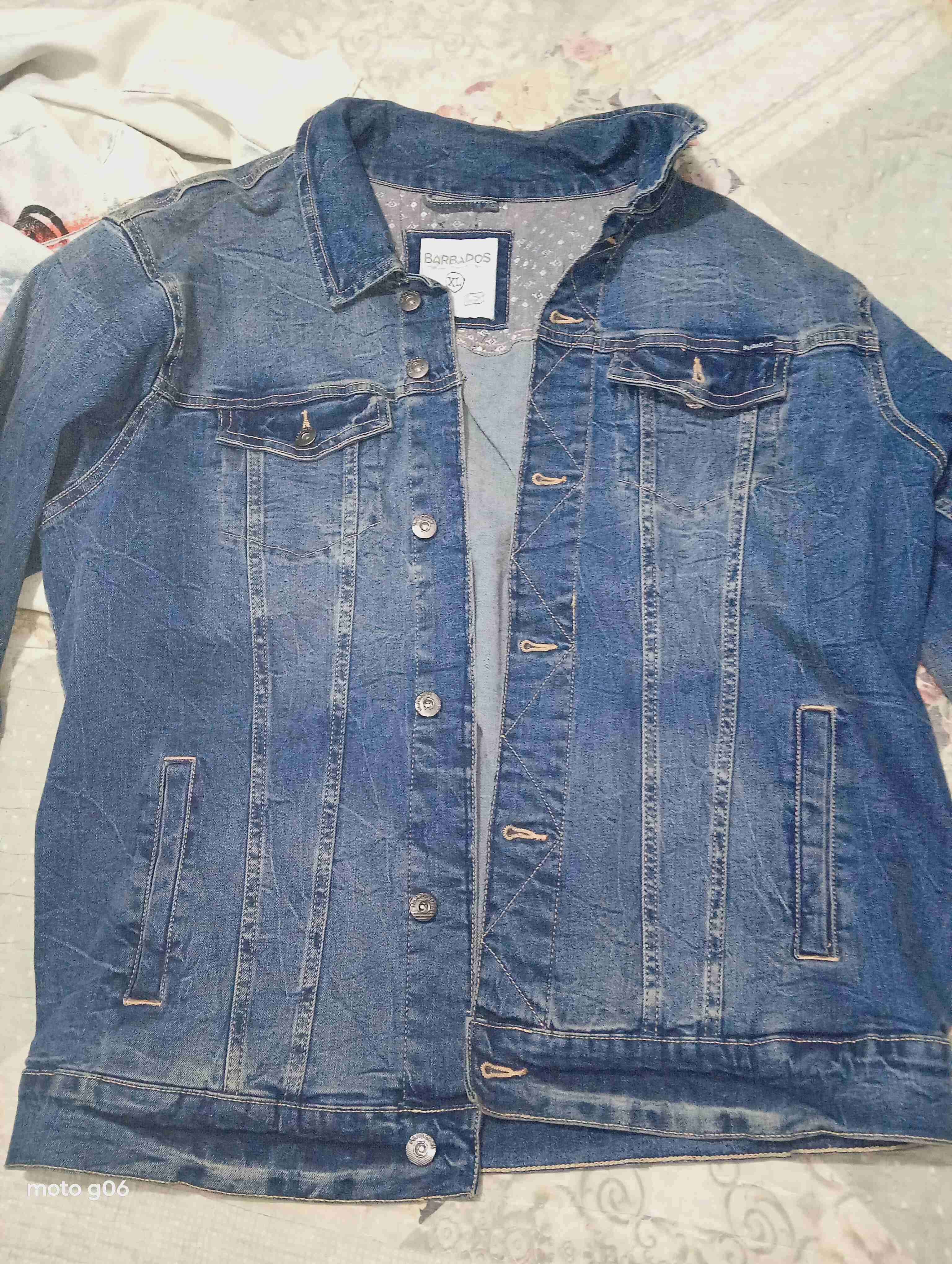 Chaqueta deportiva naranja y gris - miniatura 5