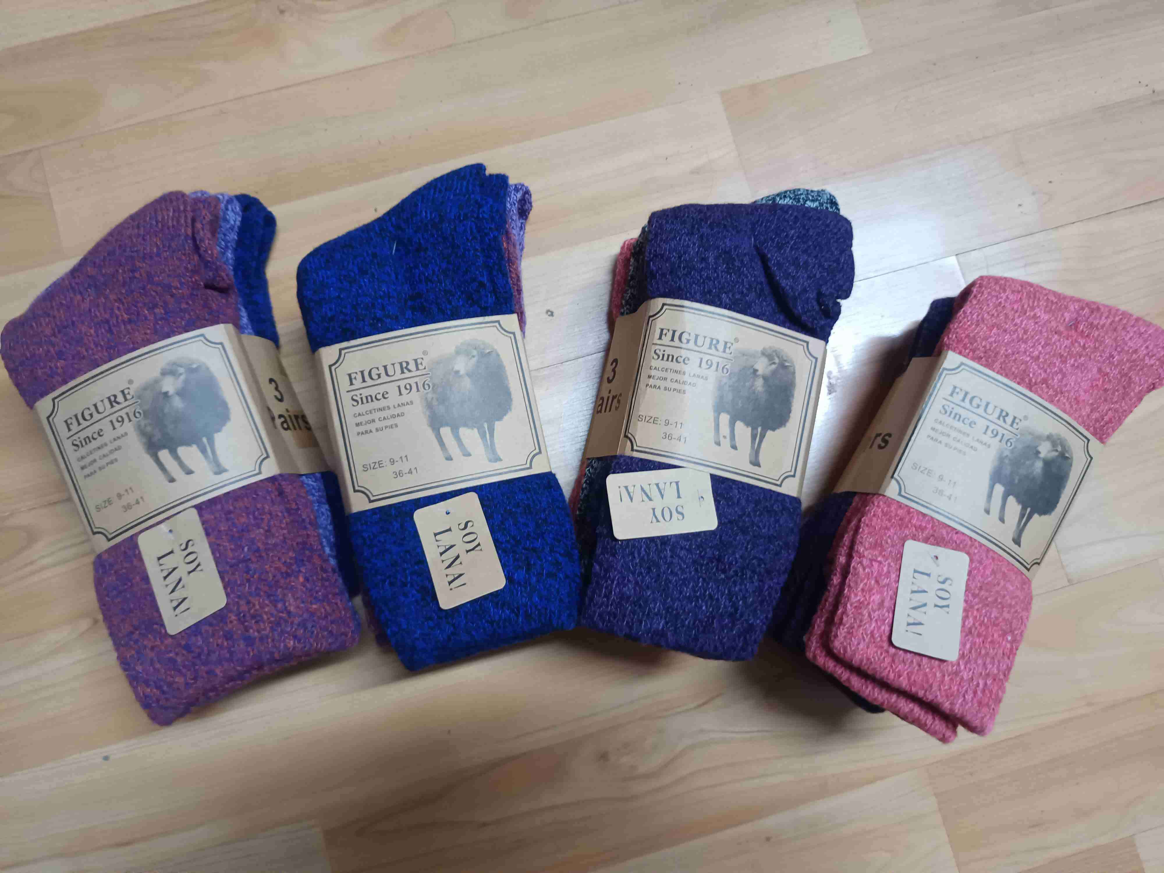 Calcetines de lana  pack 3