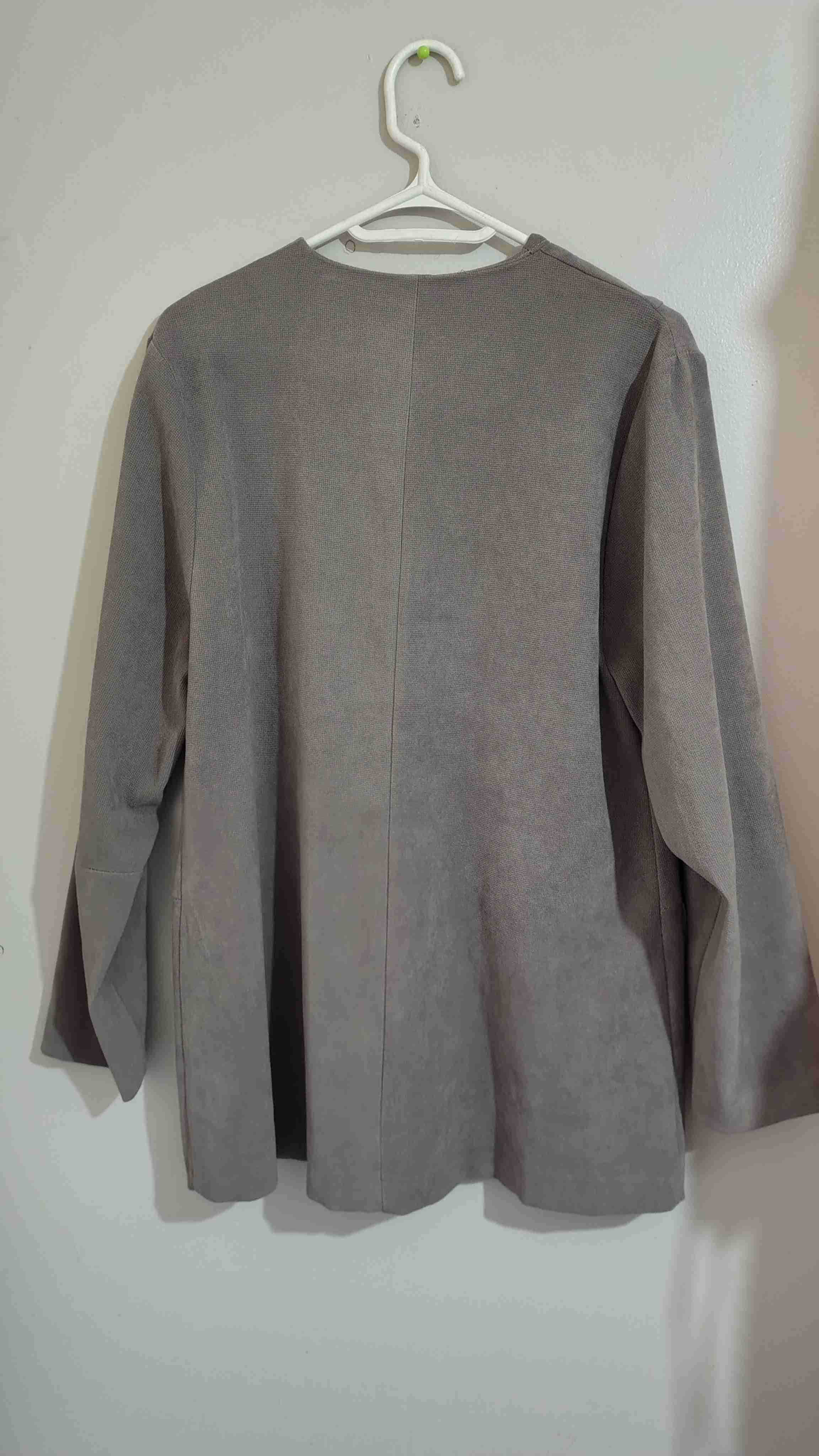 Blazer gris con botones talla XL - miniatura 2