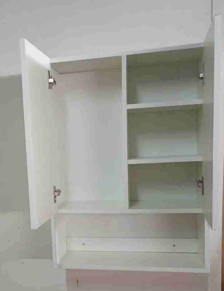 Gabinete de baño blanco 2 puertas - miniatura 3