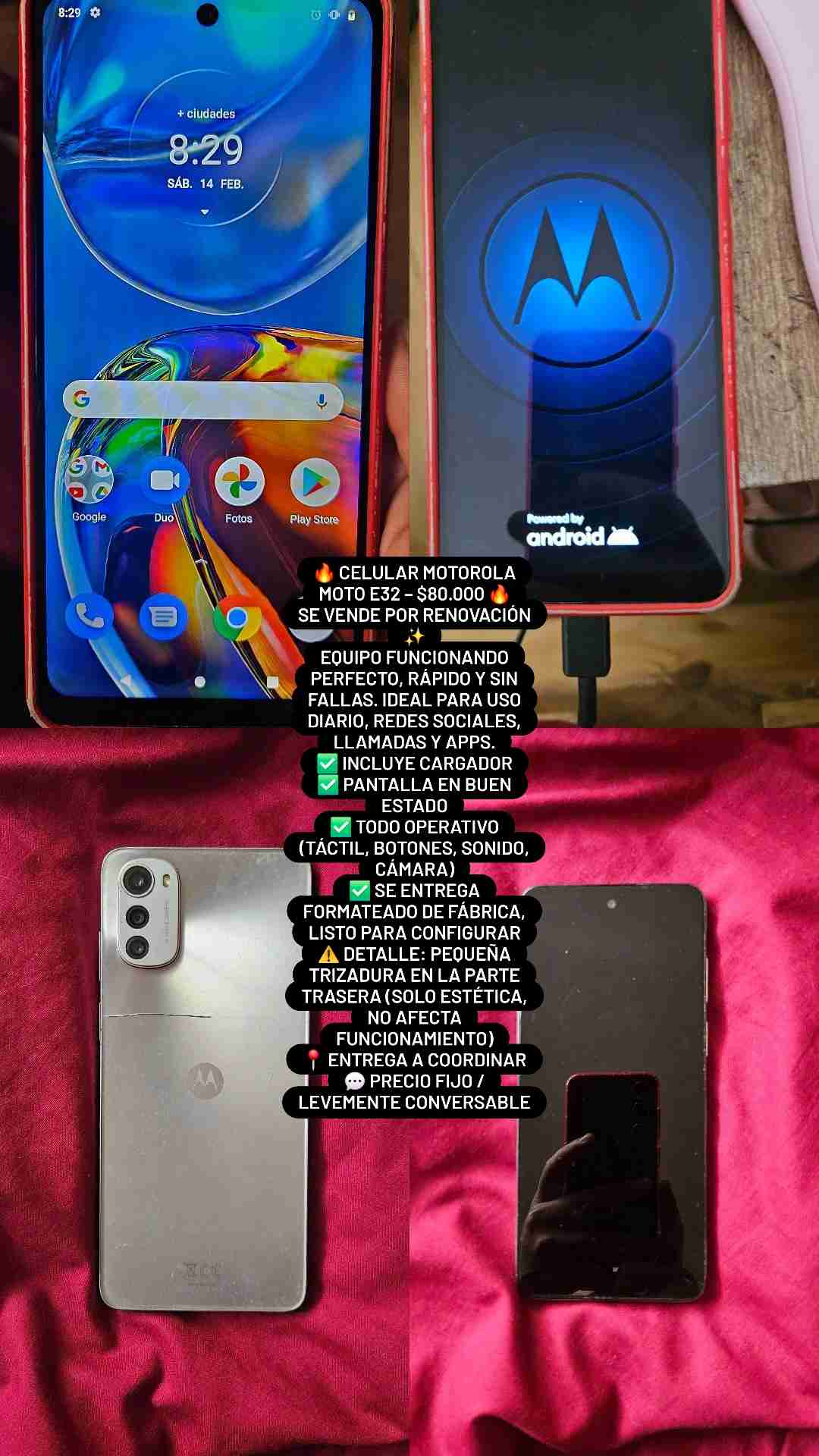 Celular Motorola Moto E32