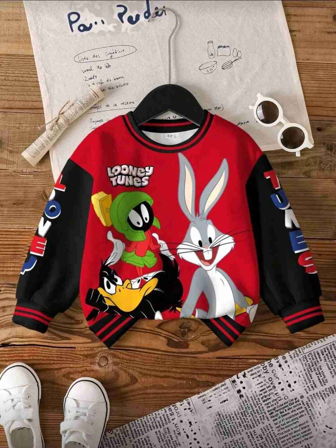Polerón Looney Tunes rojo