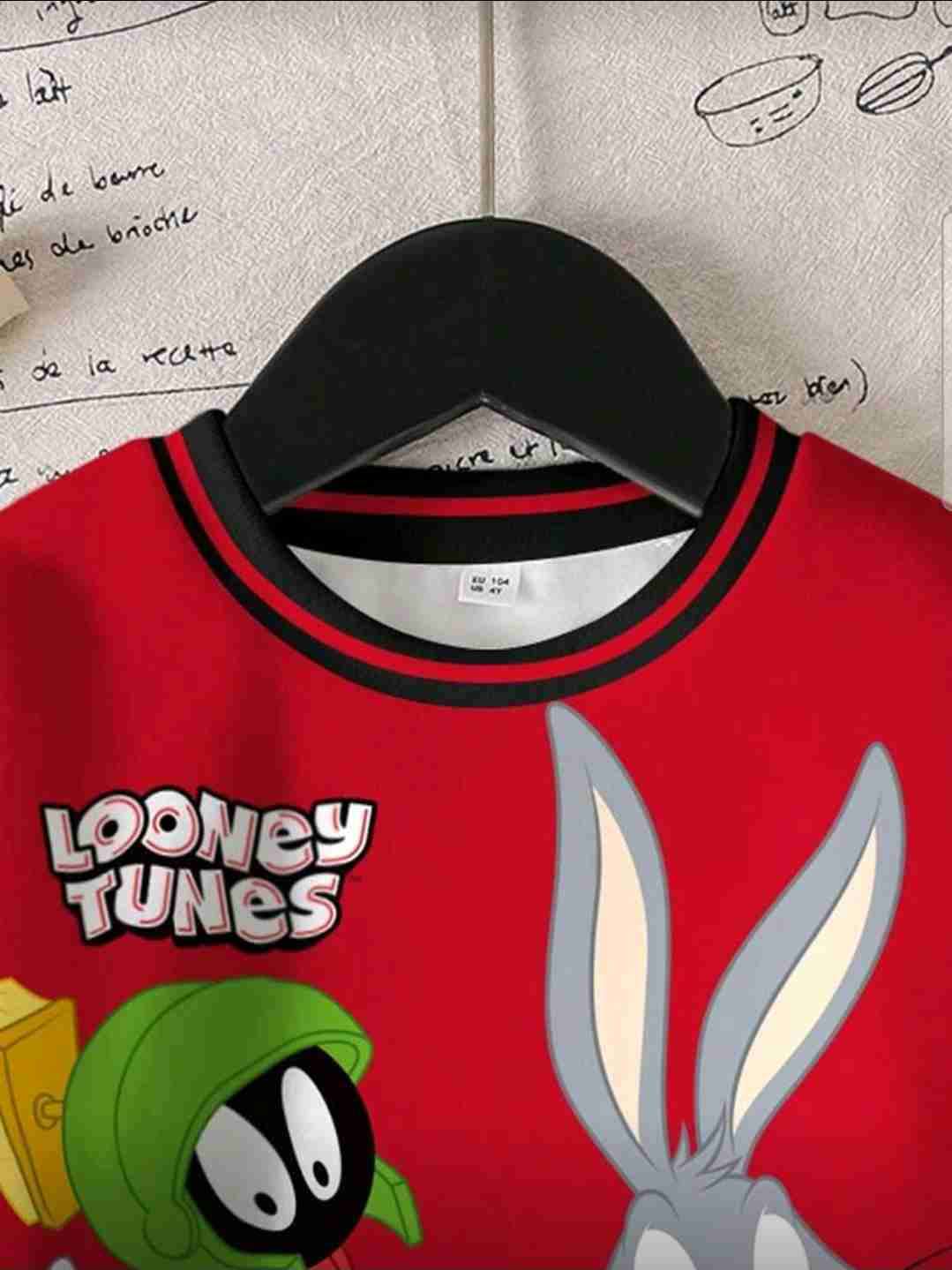 Polerón Looney Tunes rojo - miniatura 3