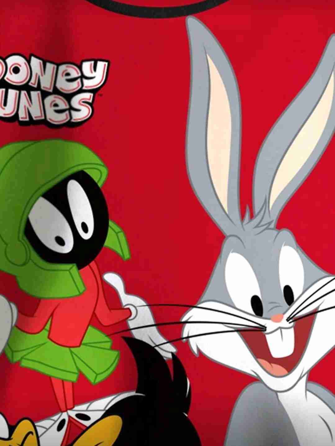 Polerón Looney Tunes rojo - miniatura 4