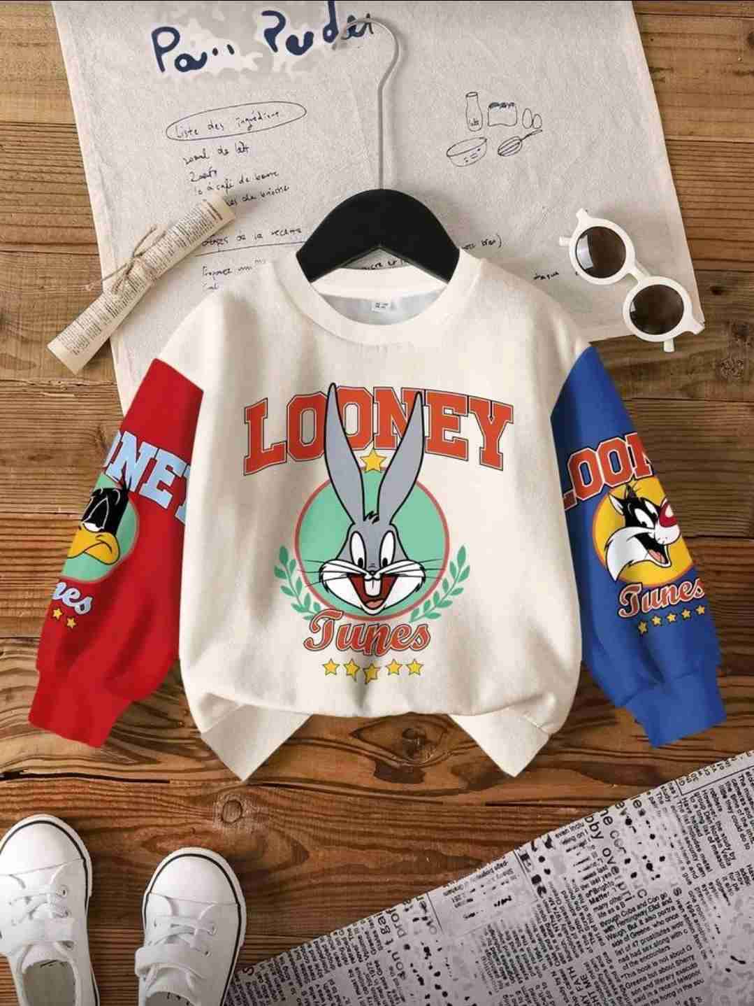 Polerón Looney Tunes infantil