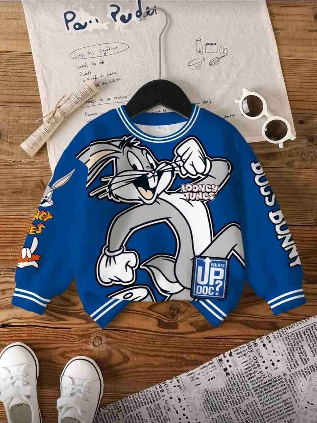 Polerón azul Looney Tunes Bugs Bunny