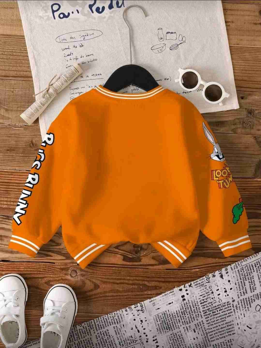 Polerón Looney Tunes naranjo - miniatura 2