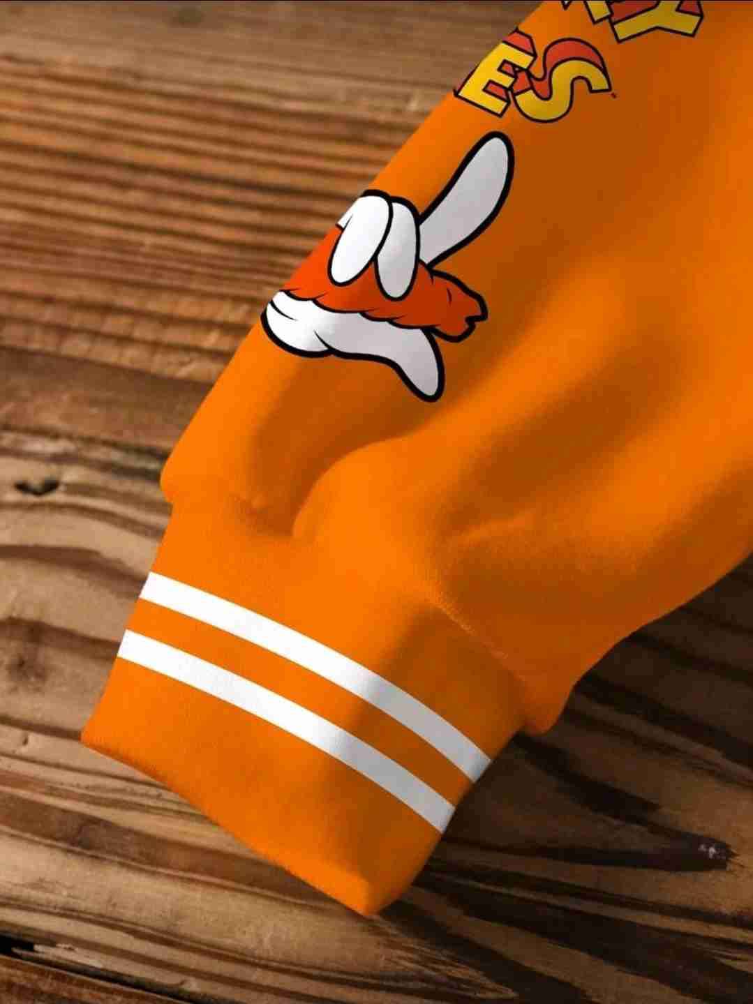 Polerón Looney Tunes naranjo - miniatura 4