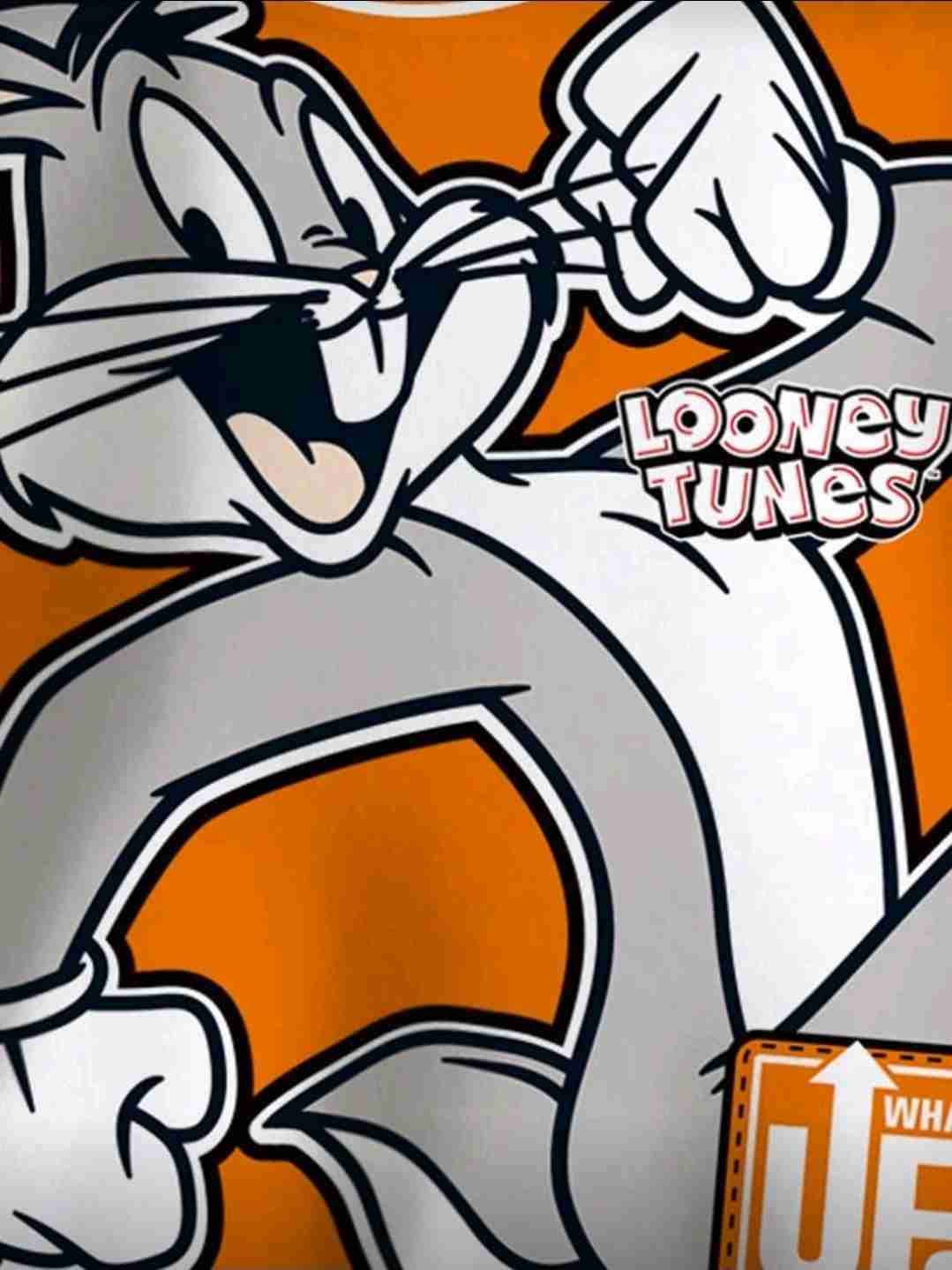 Polerón Looney Tunes naranjo - miniatura 5