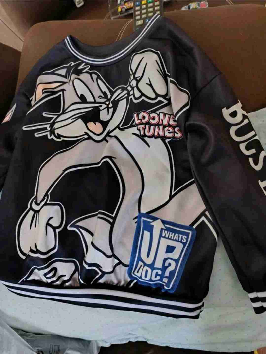 Polerón Looney Tunes negro - miniatura 6