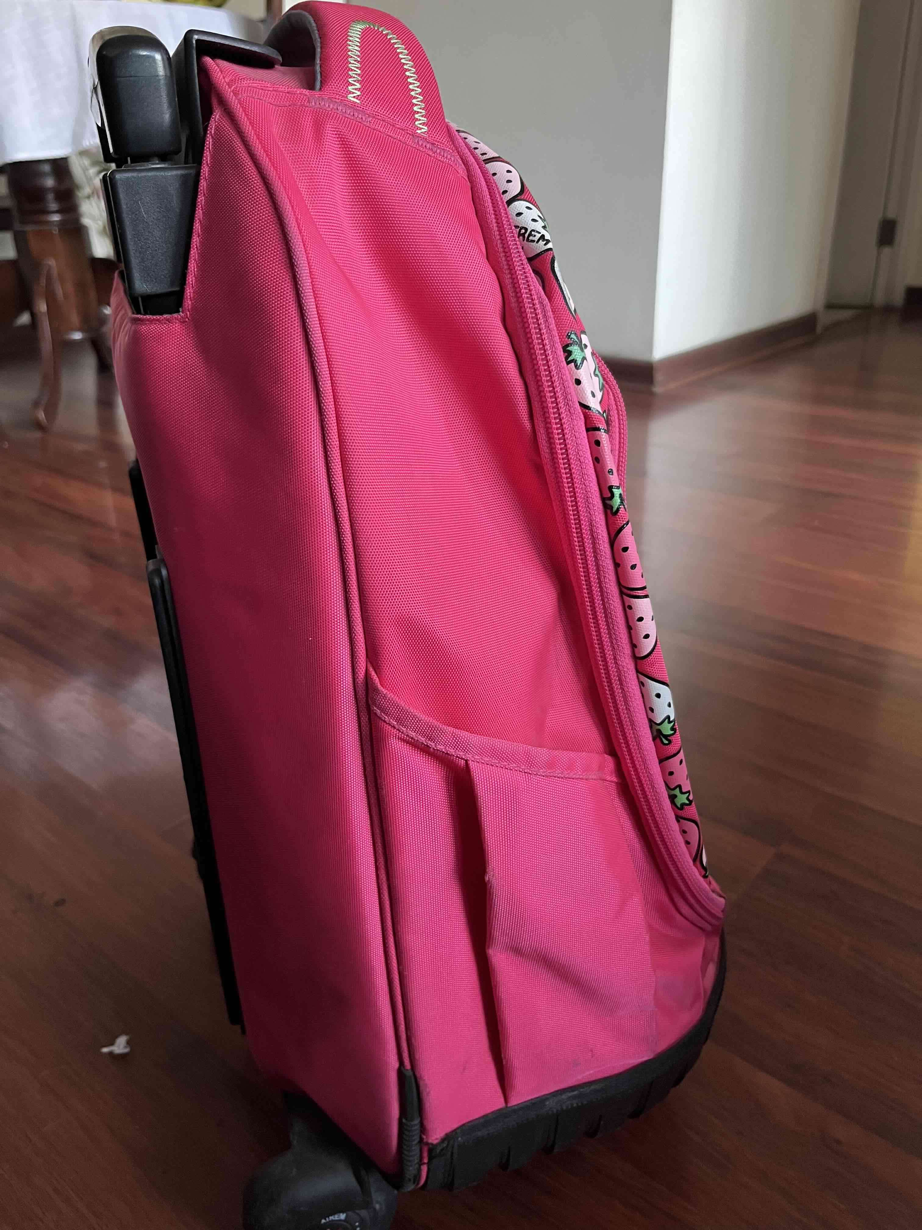 Mochila con ruedas Xtrem fresa rosa - miniatura 2