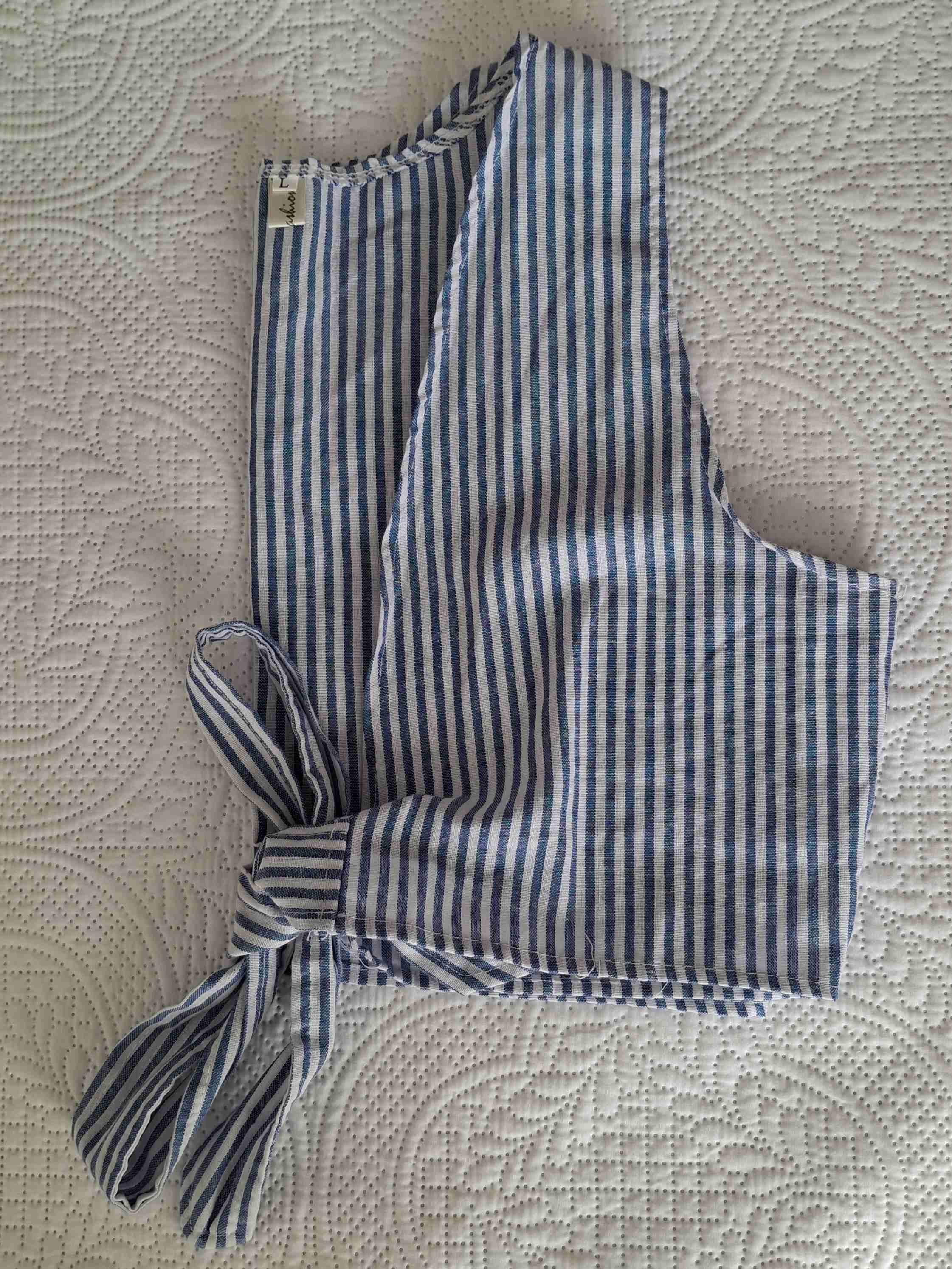Top de amarra a rayas azules - miniatura 3