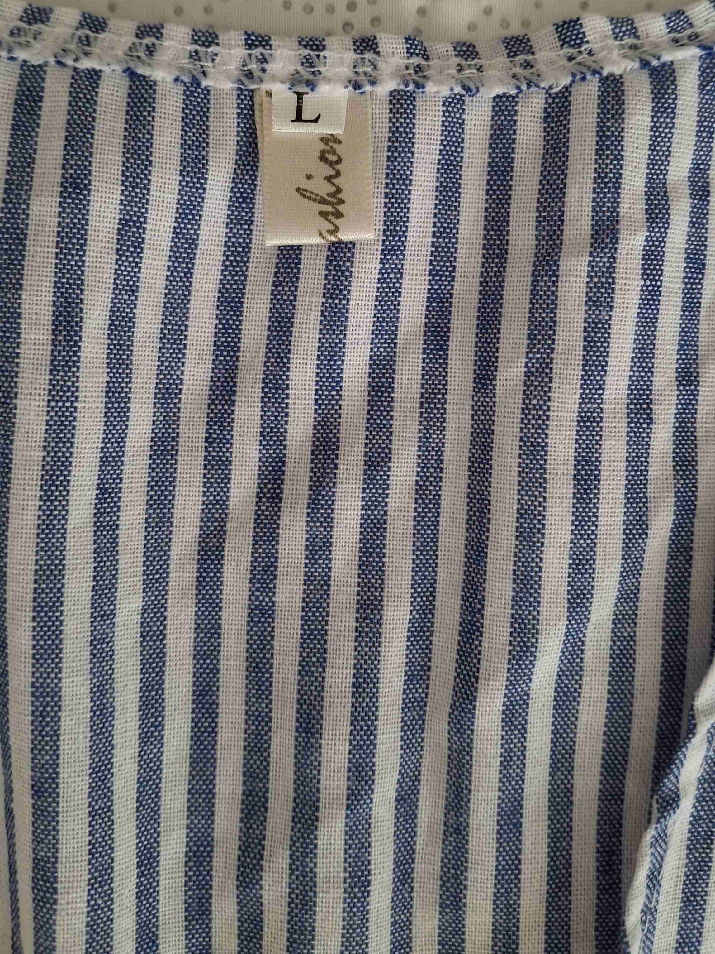 Top de amarra a rayas azules - miniatura 4