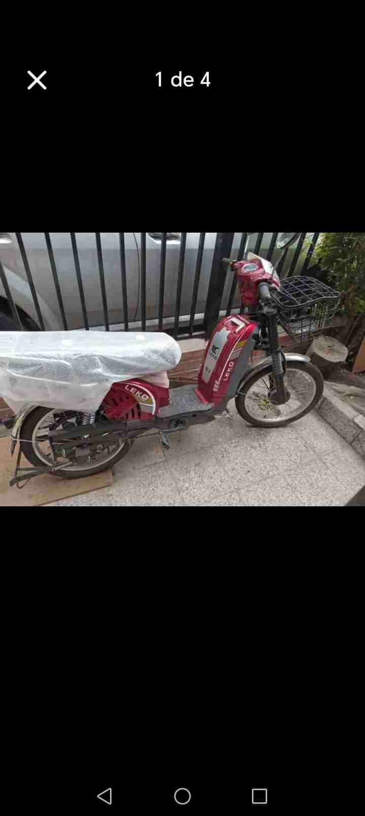 Bicimoto Leko S4 2025 rojo