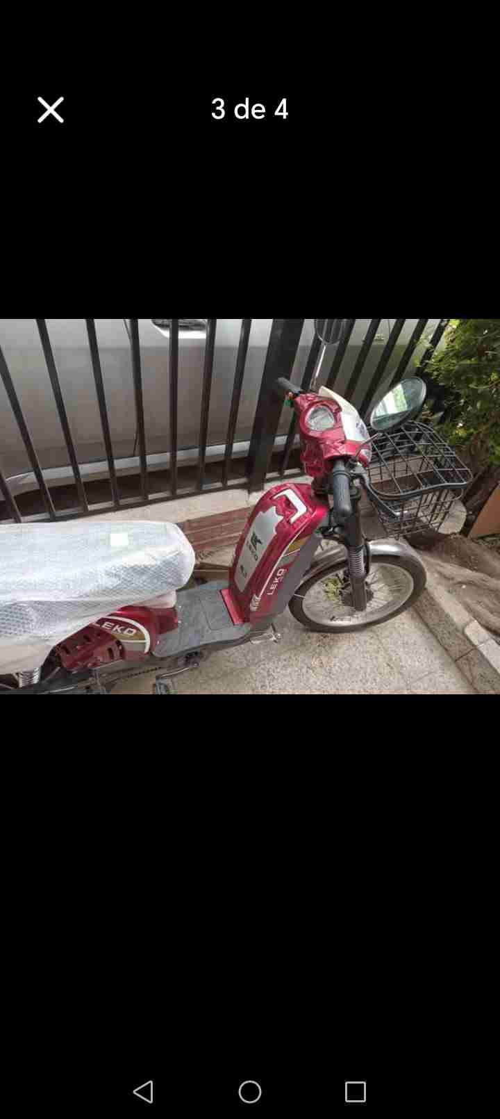 Bicimoto Leko S4 2025 rojo - miniatura 3